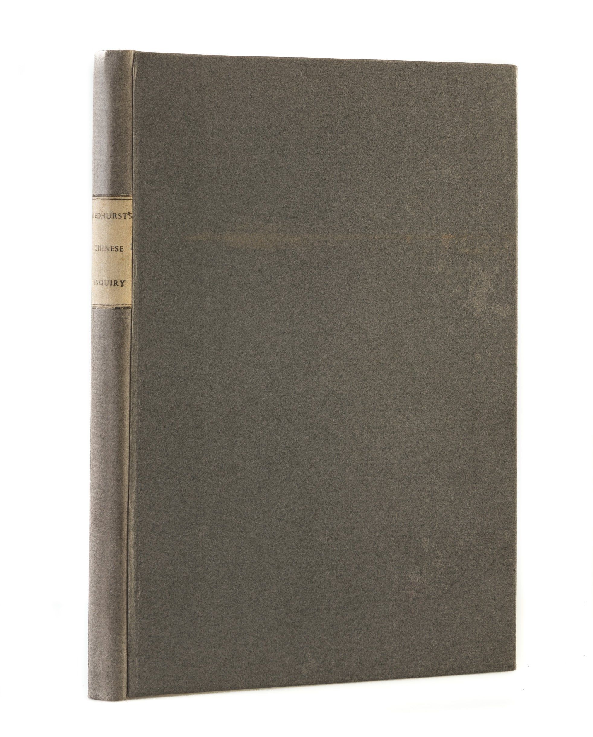 An Inquiry into the proper mode of rendering the word God in translating the Sacred Scriptures into the Chinese Language.