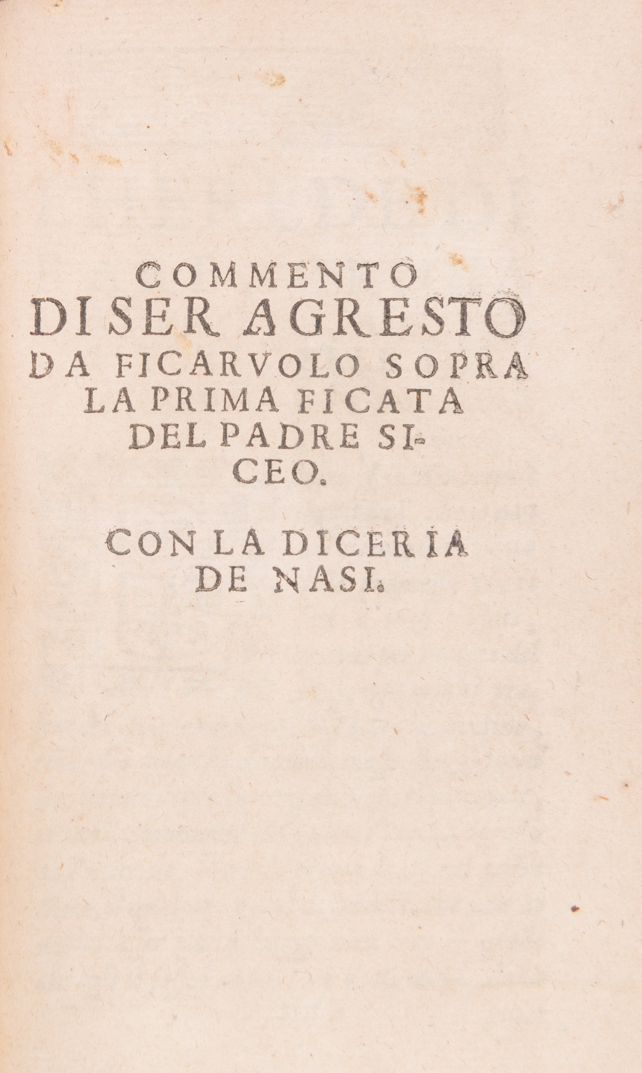 La prima (seconda) parte de Ragionamenti di M. Pietro Aretino, cognominato il flagello de prencipi, il veritiero, e'l divino, divisa in tre giornate, la contenenza de le quali si porra ne la facciata seguente.