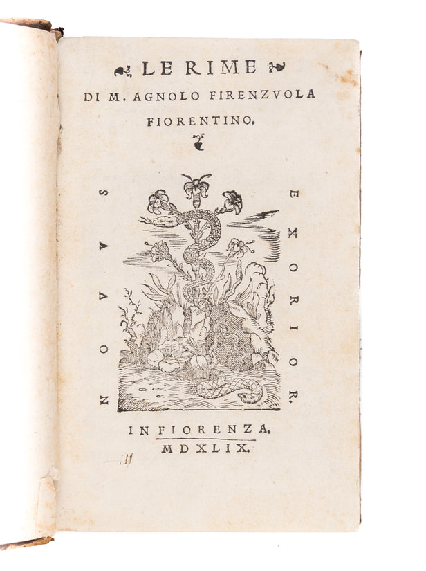 Le Rime di M. Agnolo Firenzuola Fiorentino.