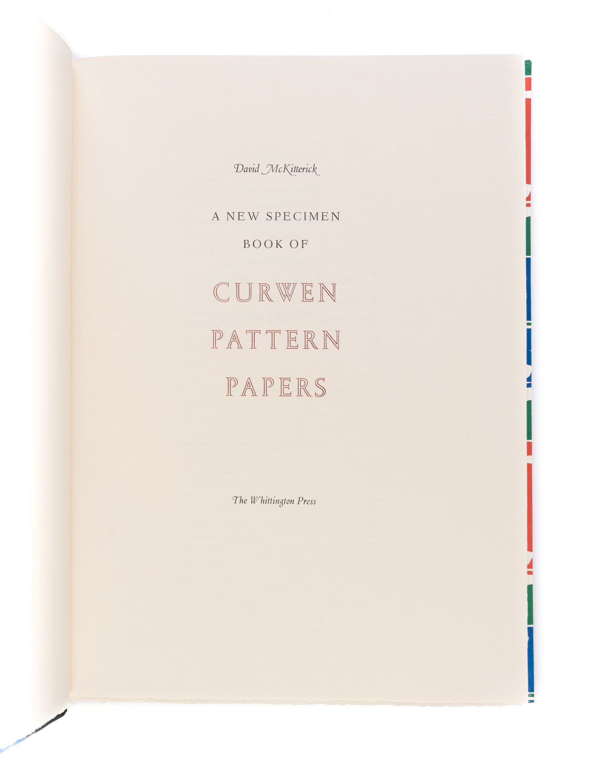 A New Specimen Book of Curwen Pattern Papers