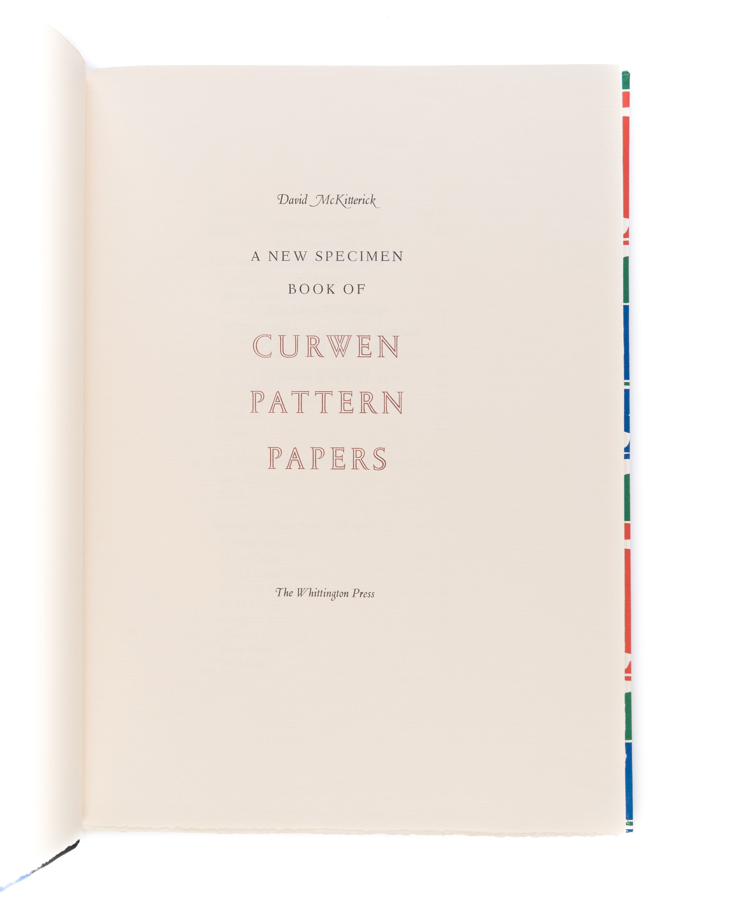 A New Specimen Book of Curwen Pattern Papers