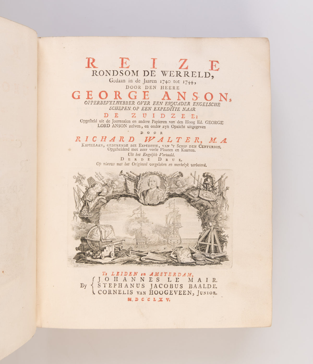 Reize Rondsom de Werreld, Gedaan in de Jarren 1740 tot 1744...