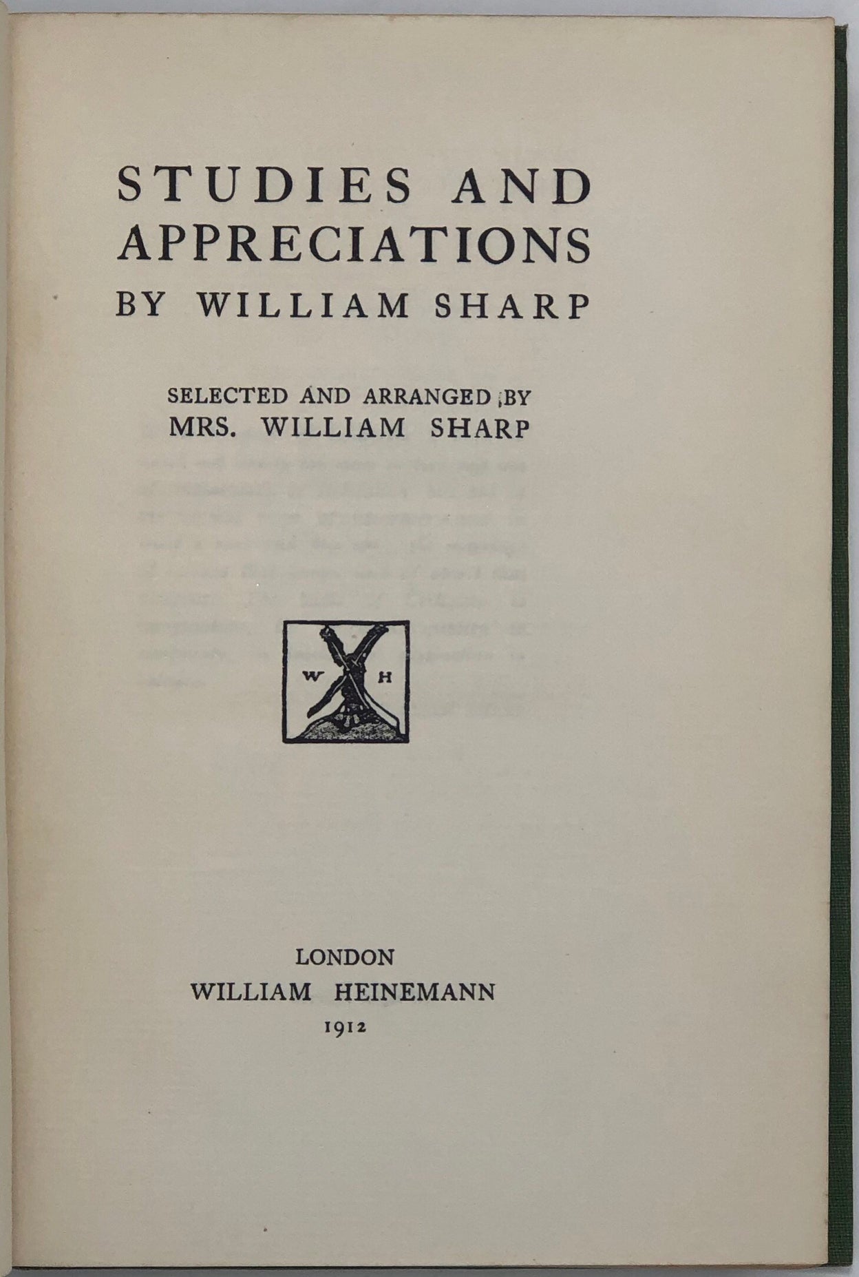 Studies and Appreciations.