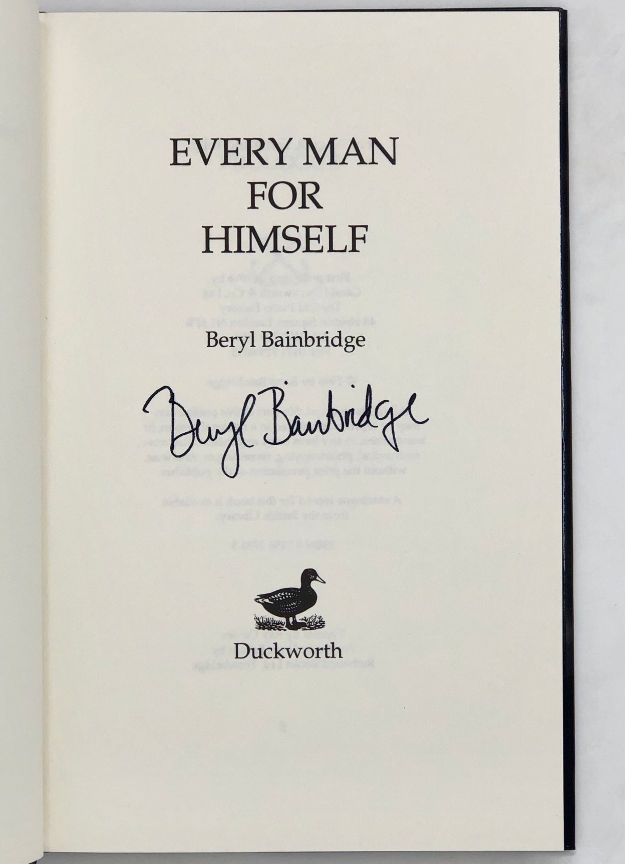 Every Man for Himself.