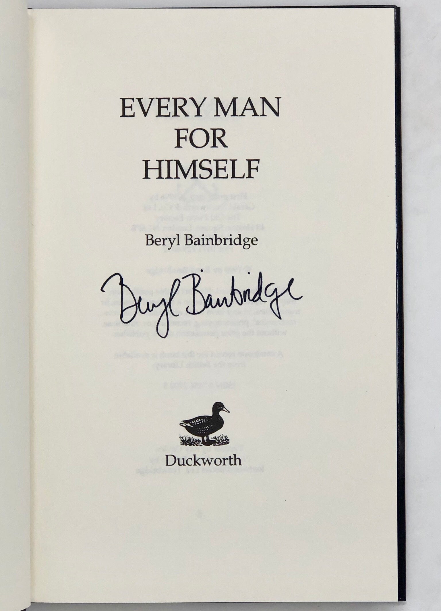 Every Man for Himself.