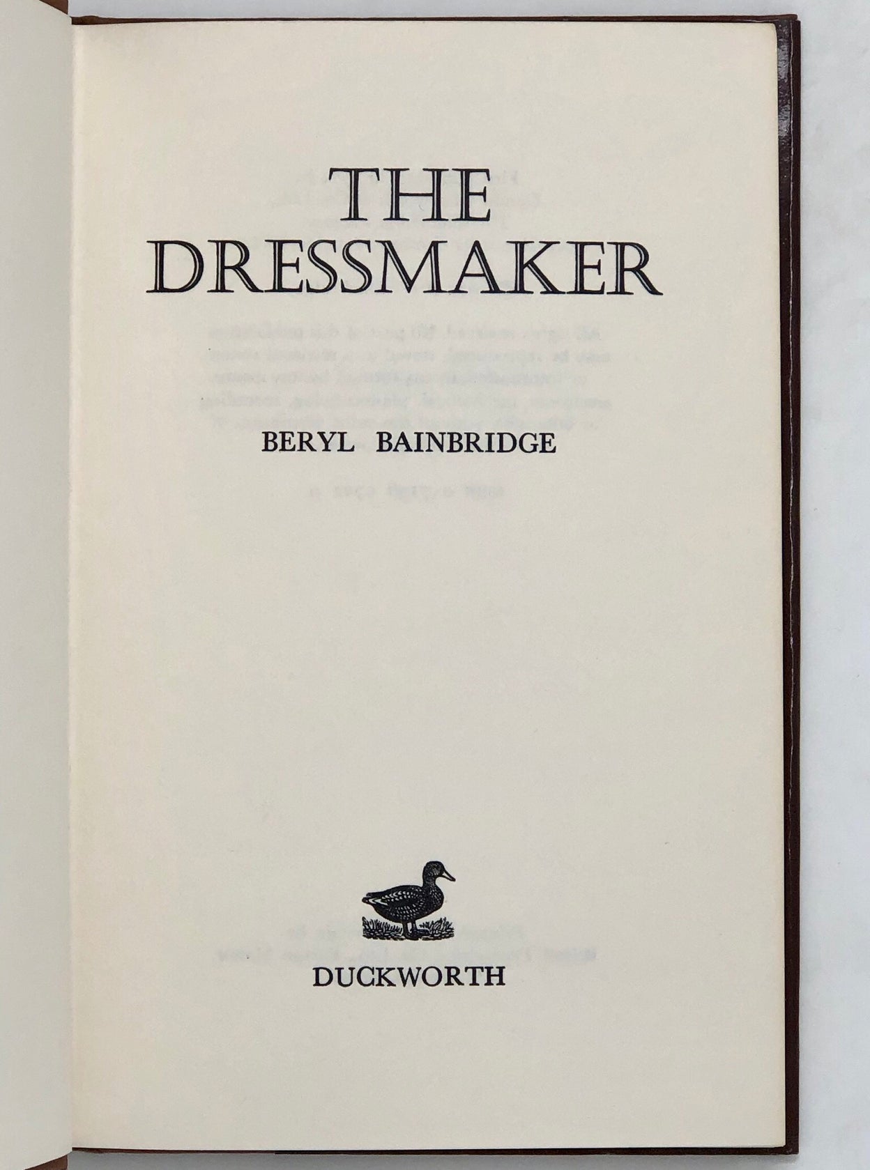 The Dressmaker.