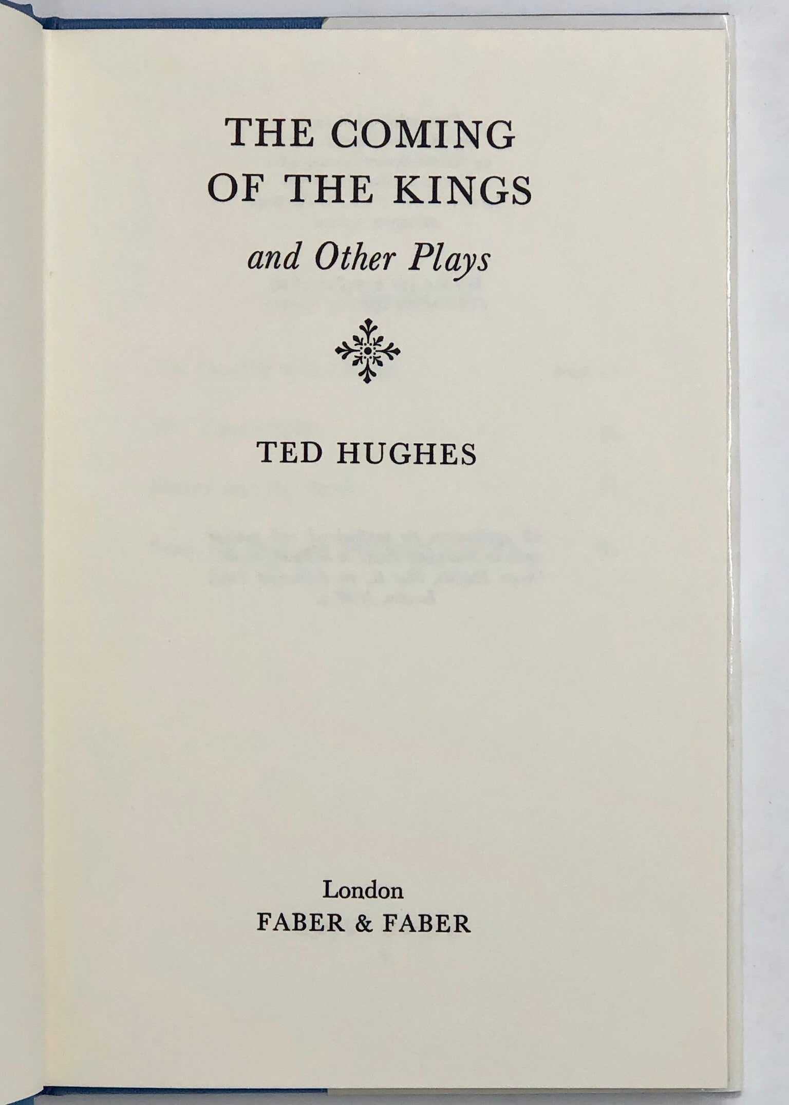 The Coming of the Kings and Other Plays.