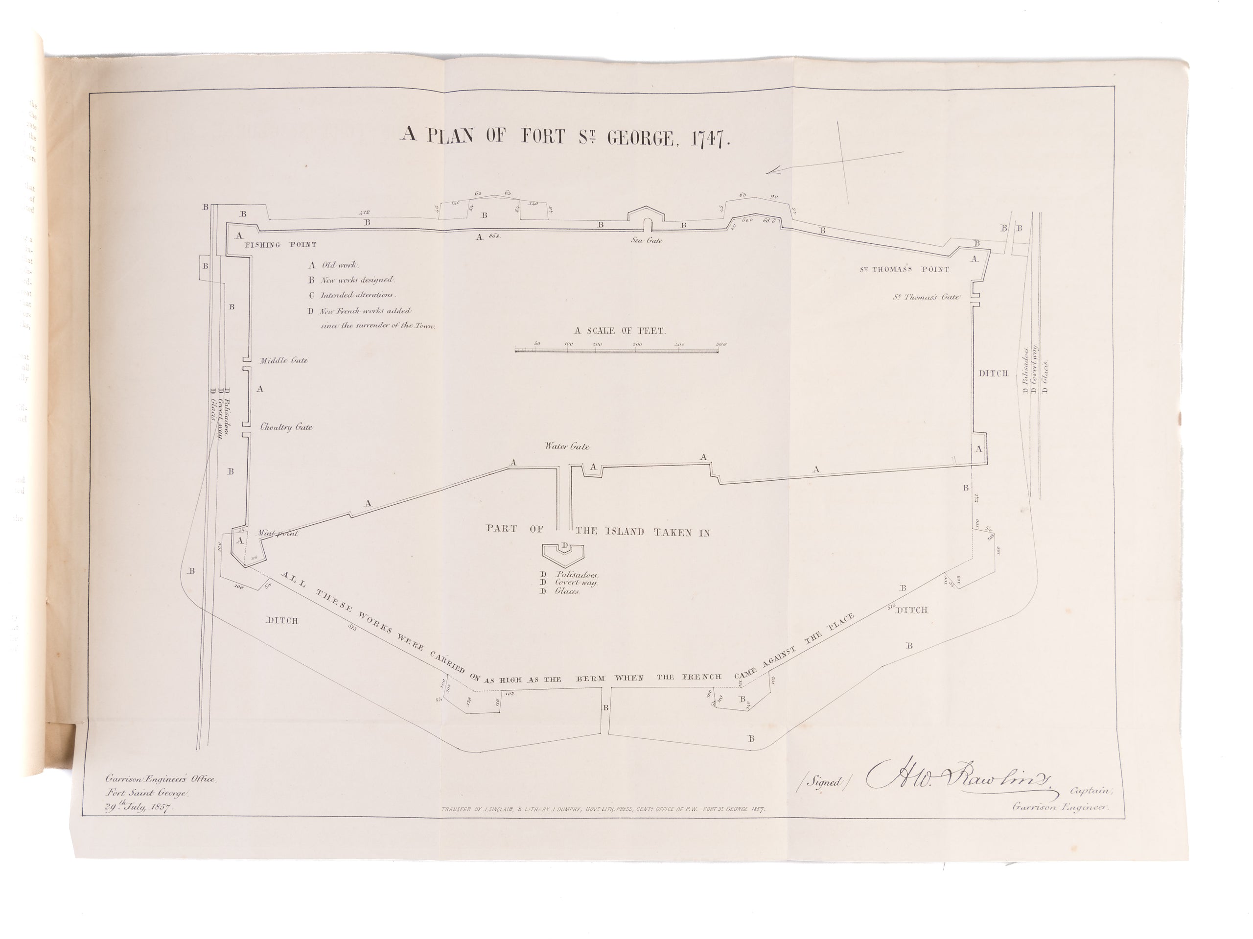 A memorandum of the early history of Fort St. George.