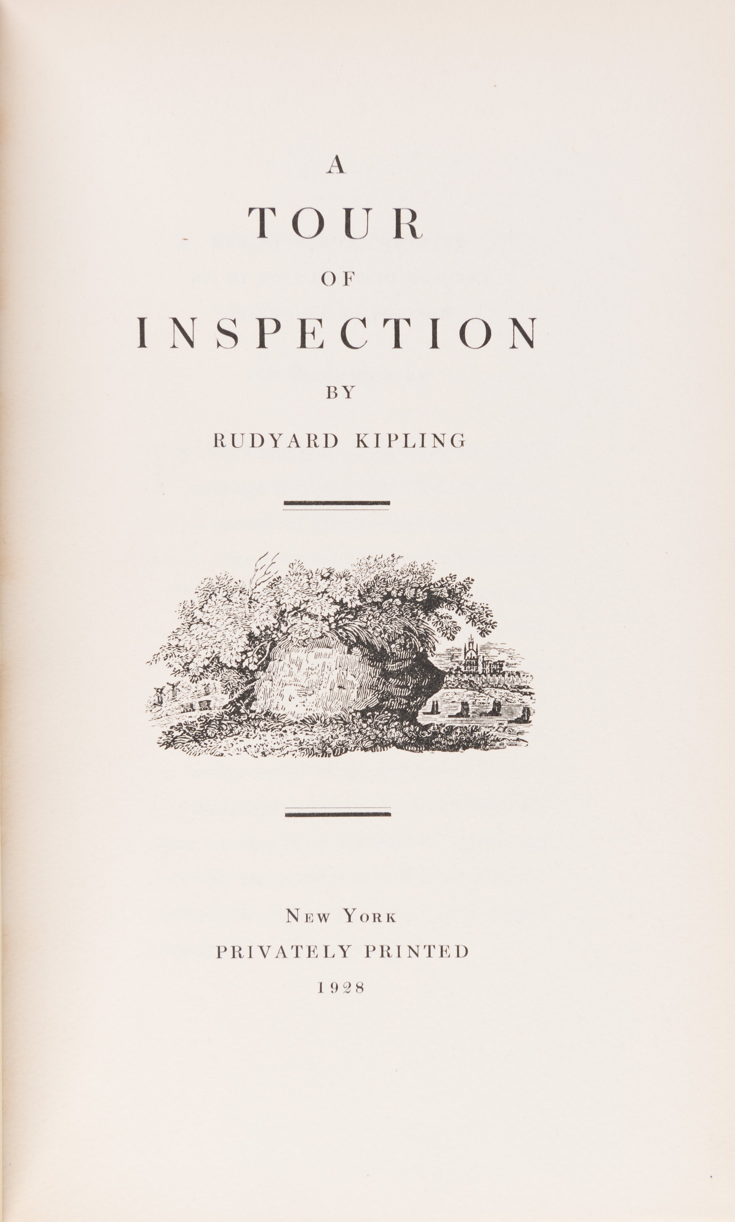 A Tour of Inspection.