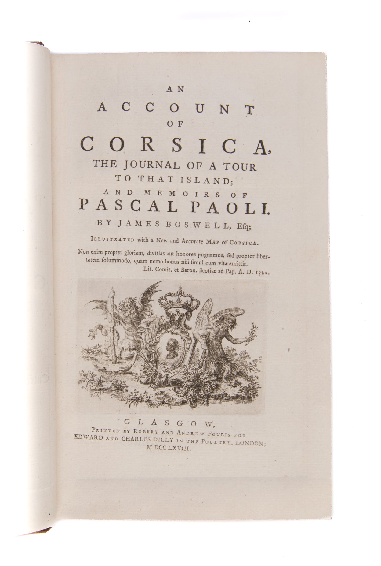 An Account of Corsica,