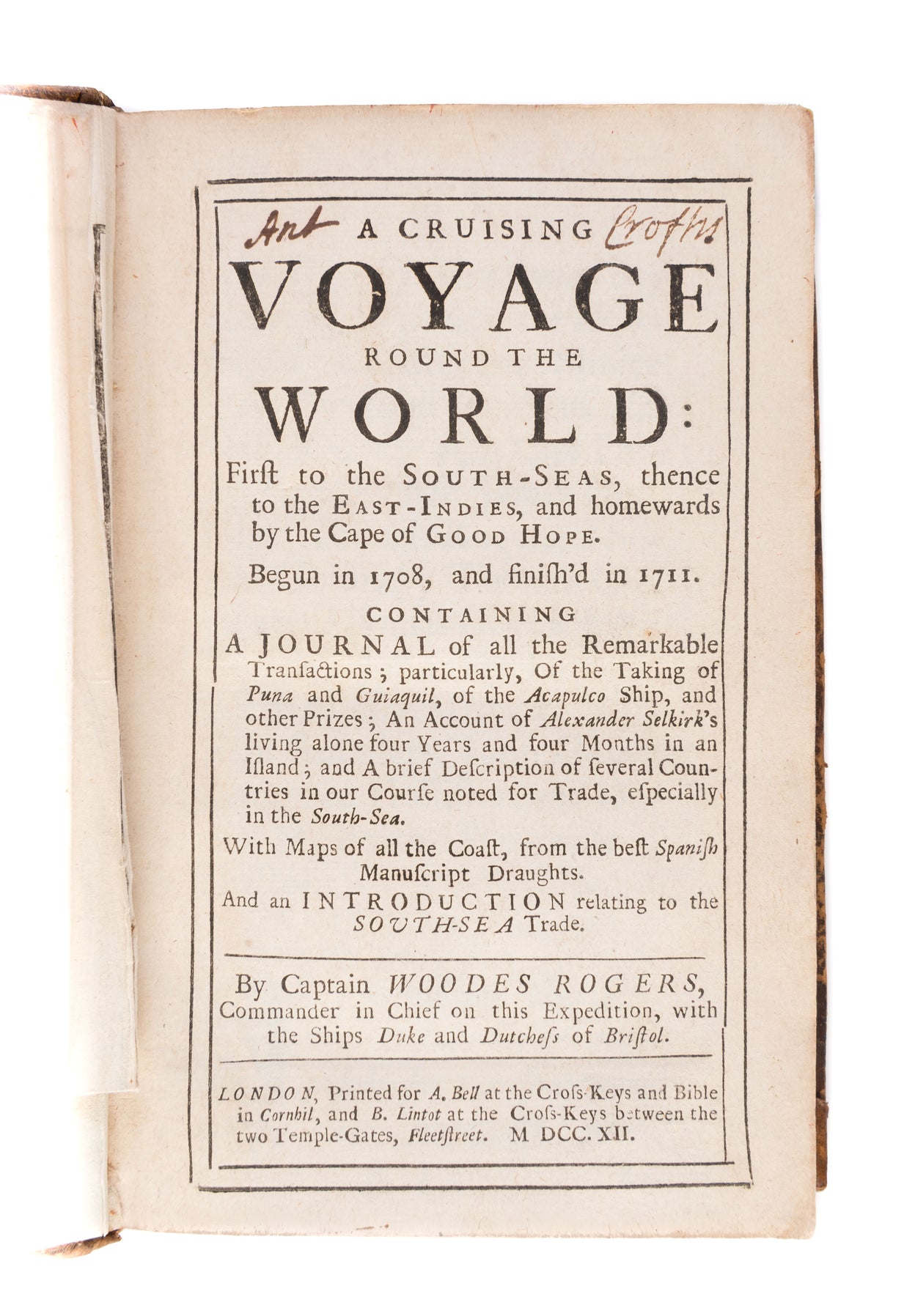 A Cruising Voyage Round the World
