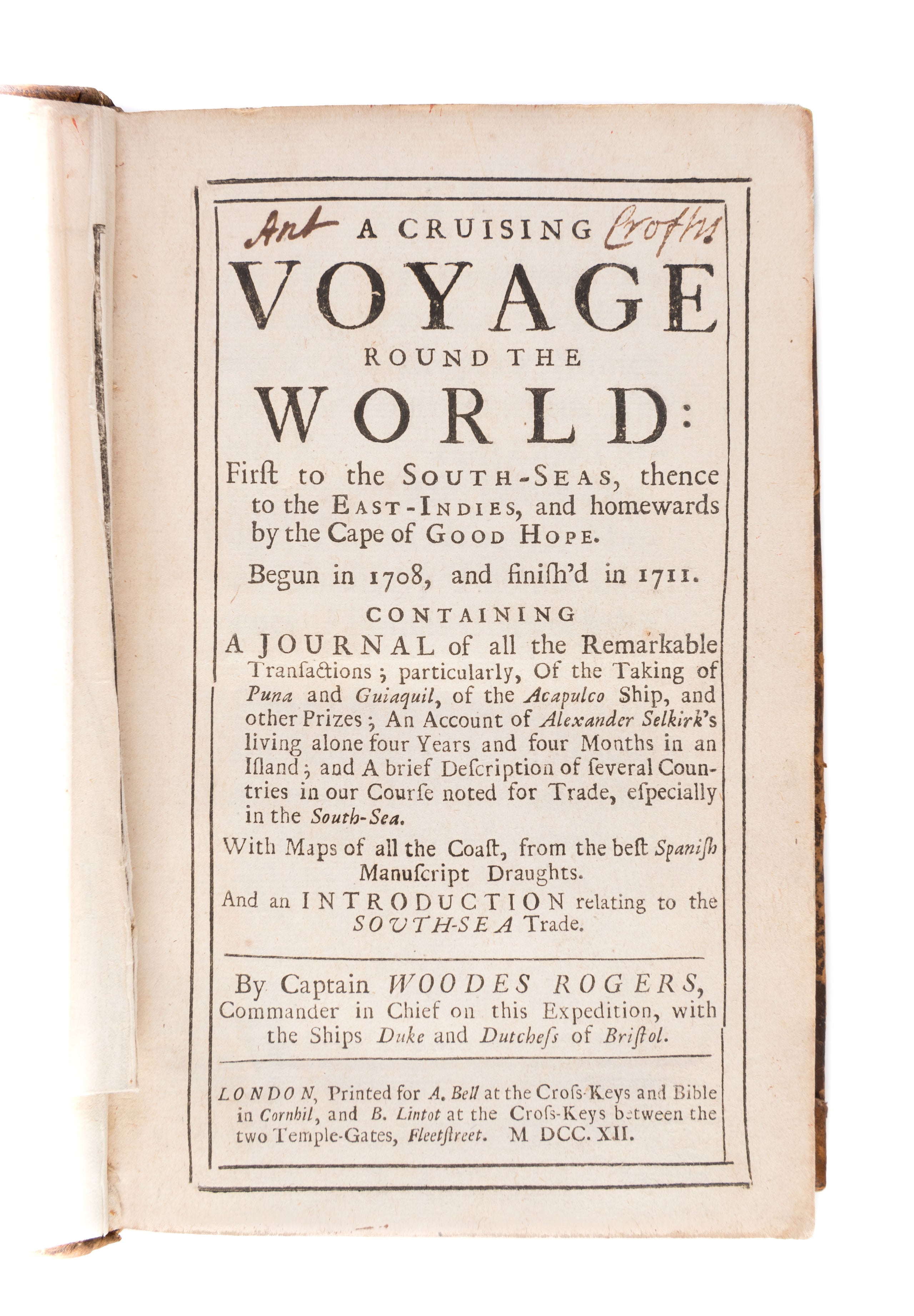 A Cruising Voyage Round the World