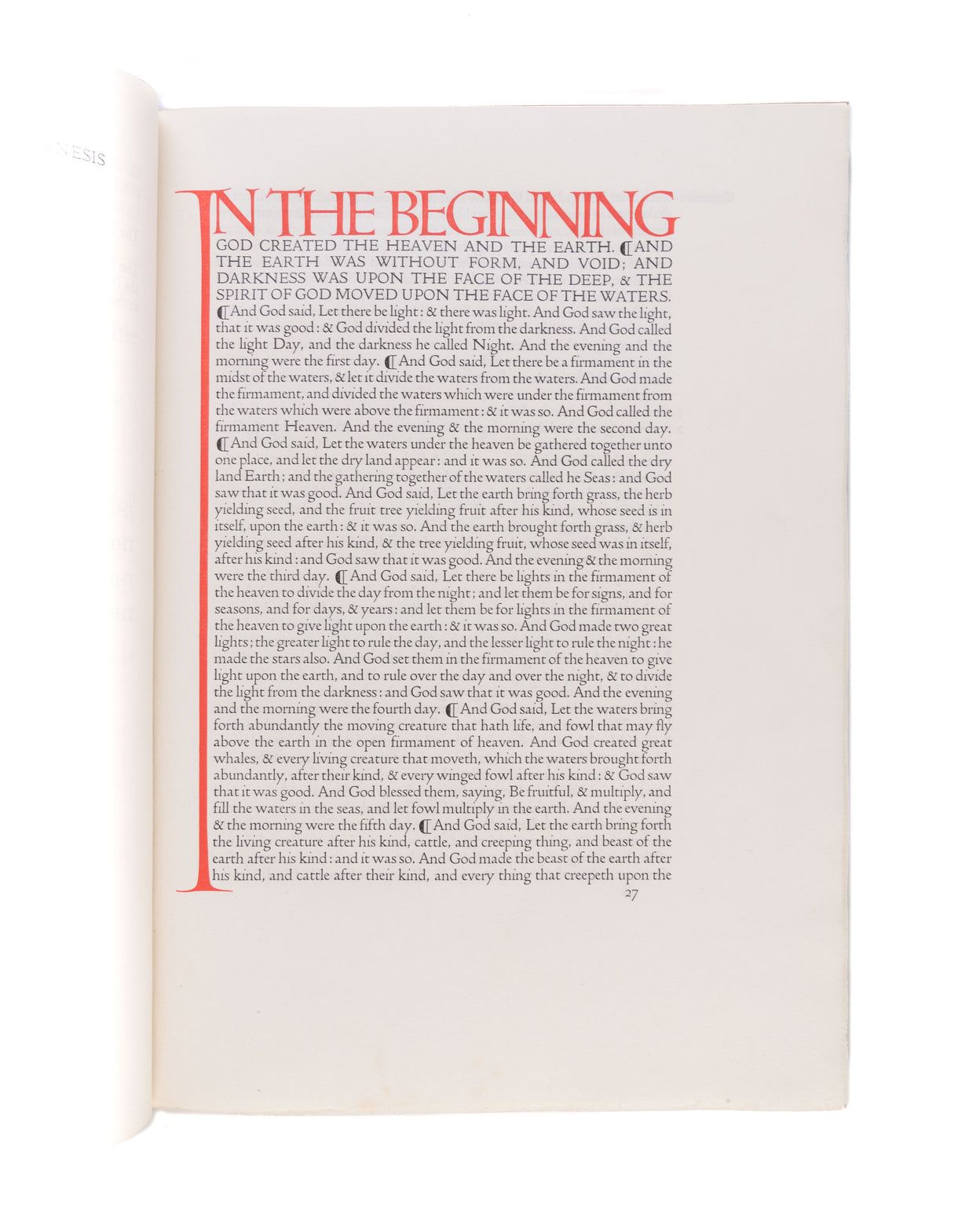 The English Bible Containing the Old Testament out of the Original Tongues by Special Command of His Majesty King James the First and Now Reprinted with Text Revised by a Collation of its Early and Other Principal Editions.