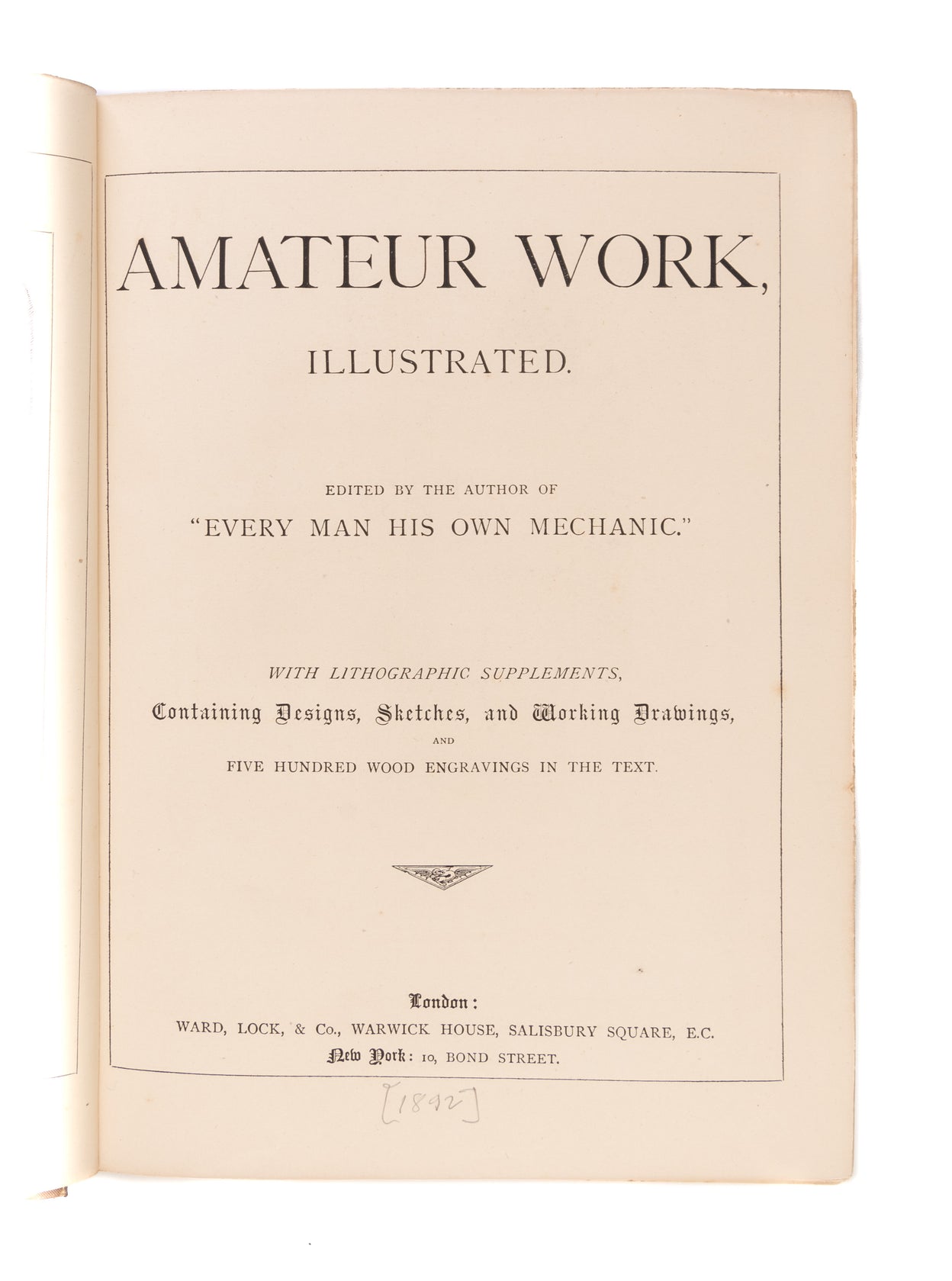 Amateur Work. Illustrated.