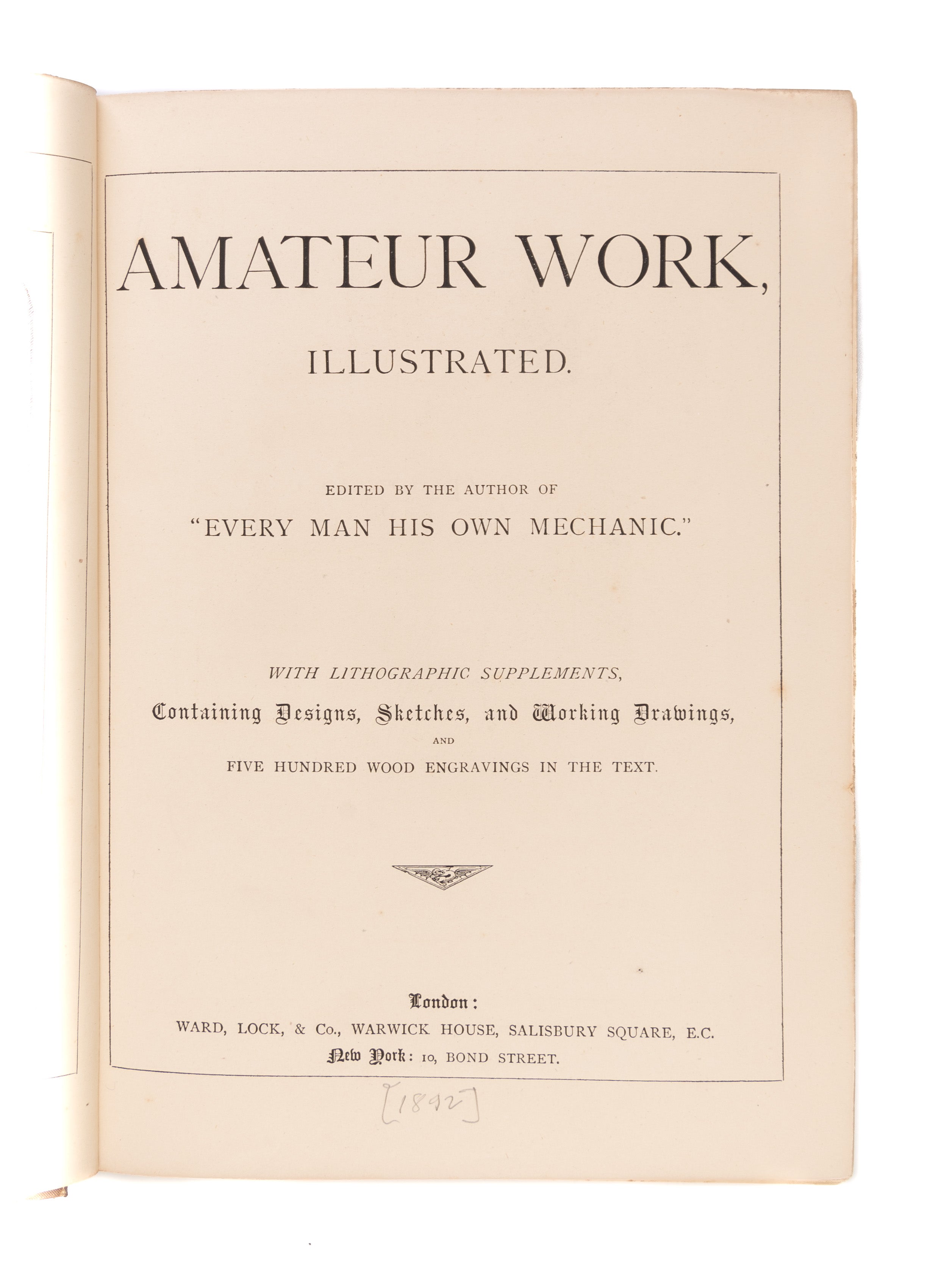 Amateur Work. Illustrated.