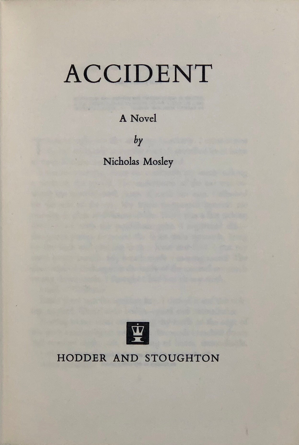 Accident.