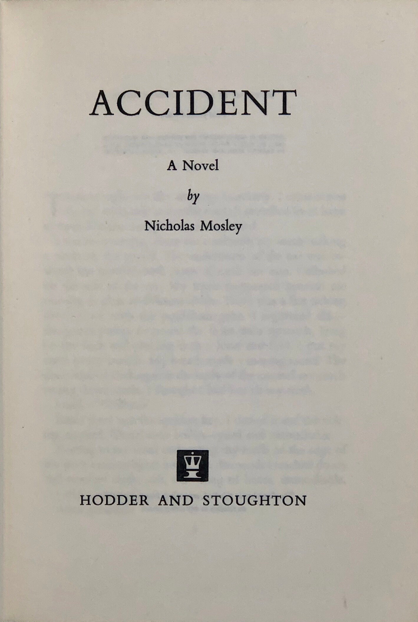 Accident.