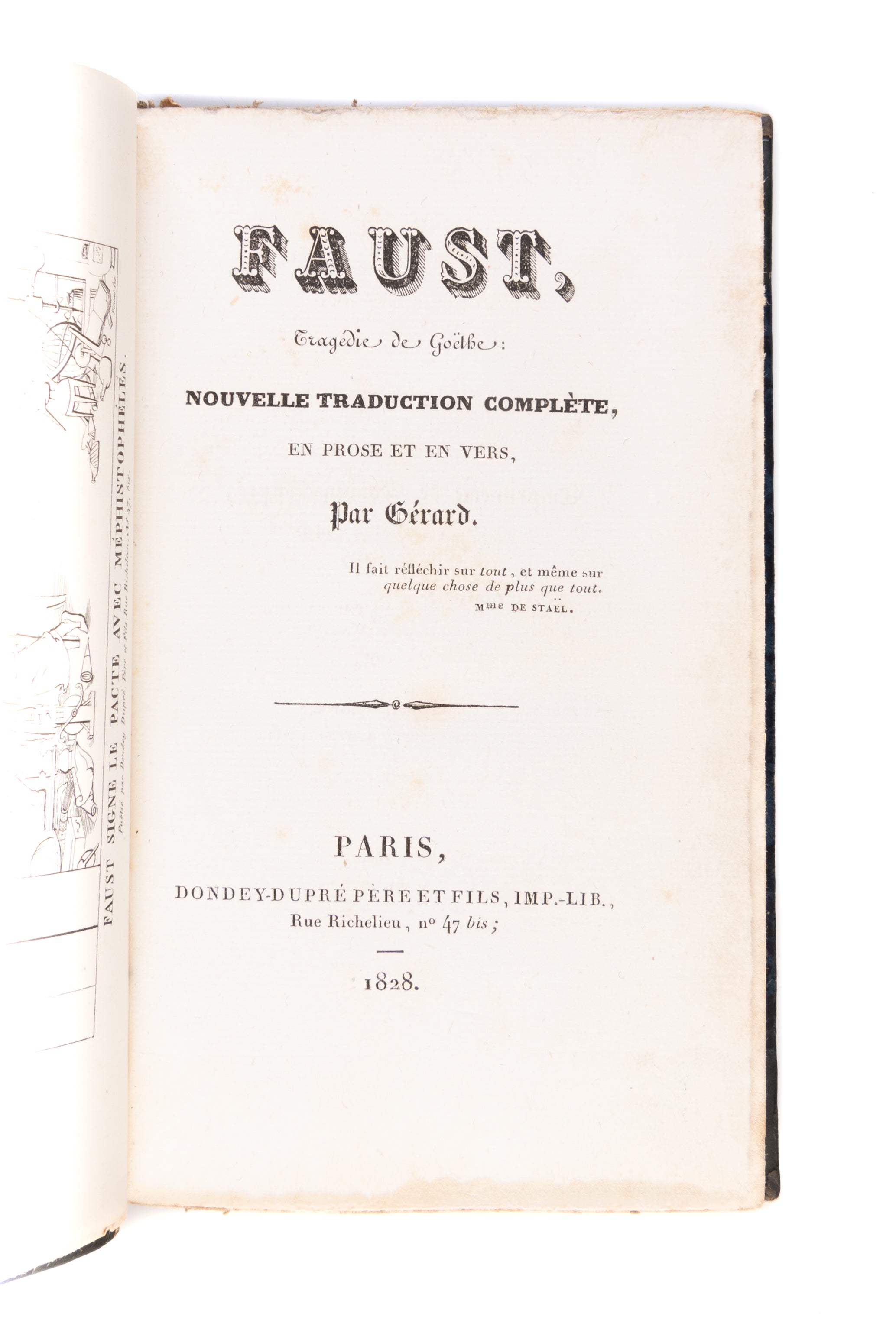 Faust, Tragedie de Goëthe: Nouvelle Traduction Complète, en Prose et en Vers, par Gérard.