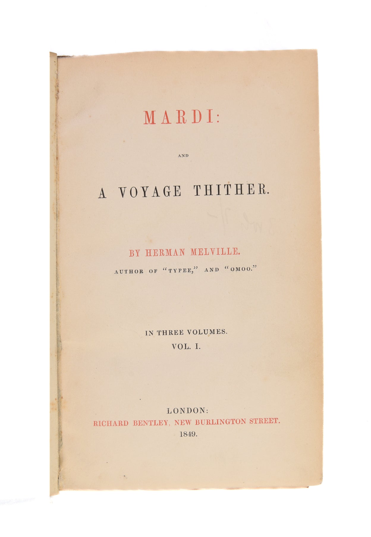 Mardi: and A Voyage Thither.