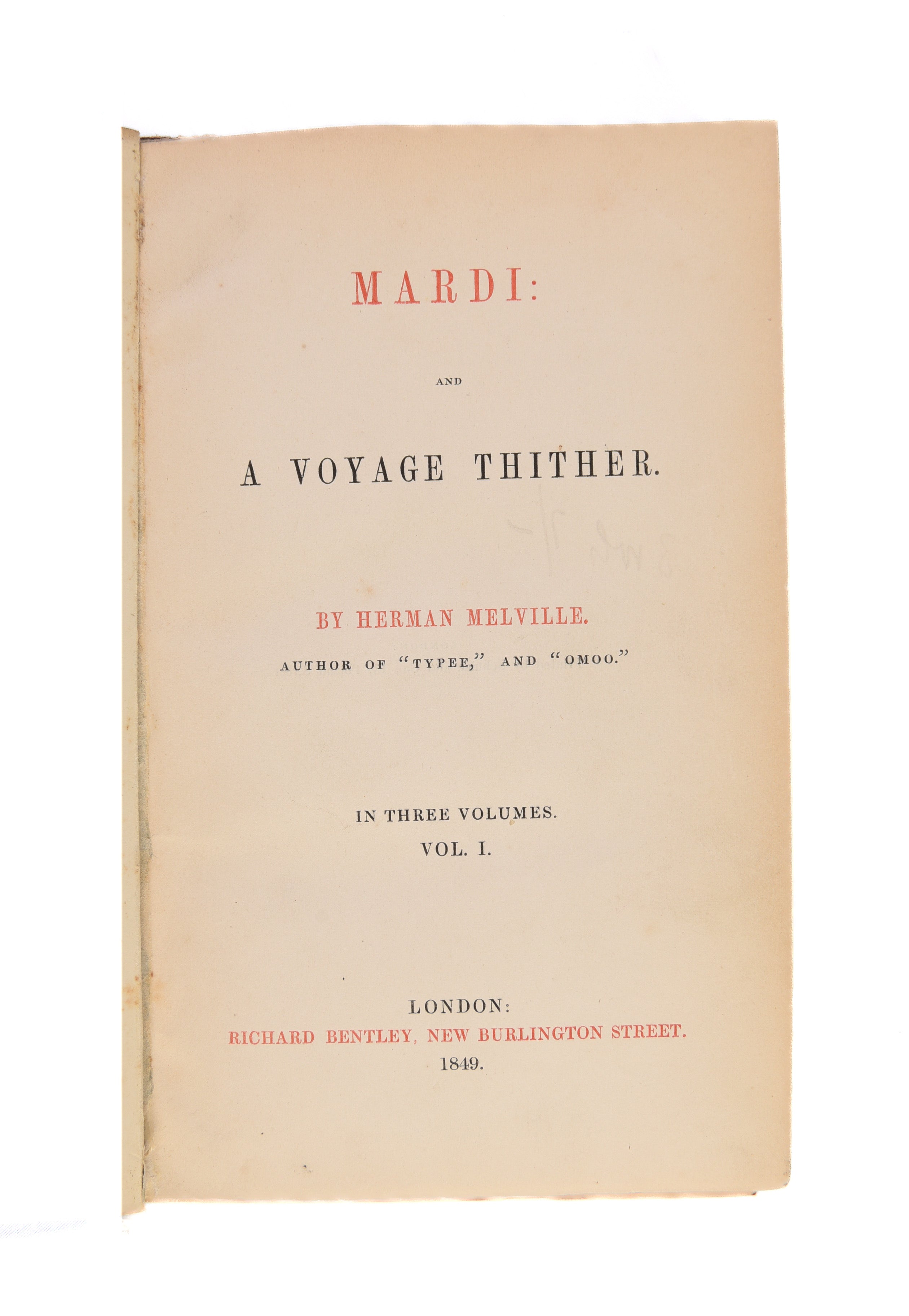 Mardi: and A Voyage Thither.