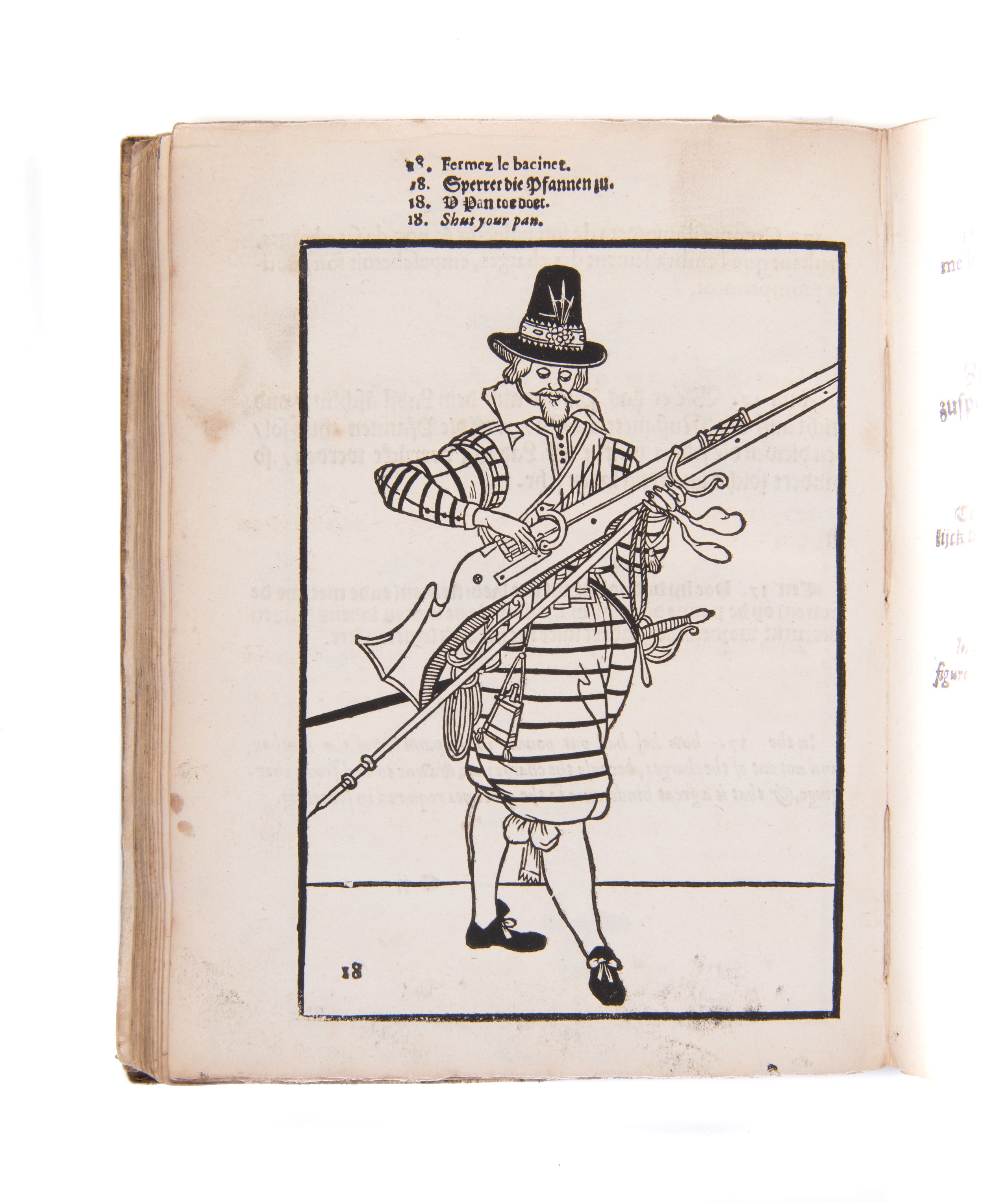 Maniement d'armes d'arquebuses, mousquets, & picques Selon l'ordre de monseig. le Prince Maurice, Pr. d'Orange, Comte de Nassau...Wapen-handelinghe van roers, musquetten, en spiessen... The exercise of armes for calivres, muskettes, and pikes... Waffen ha