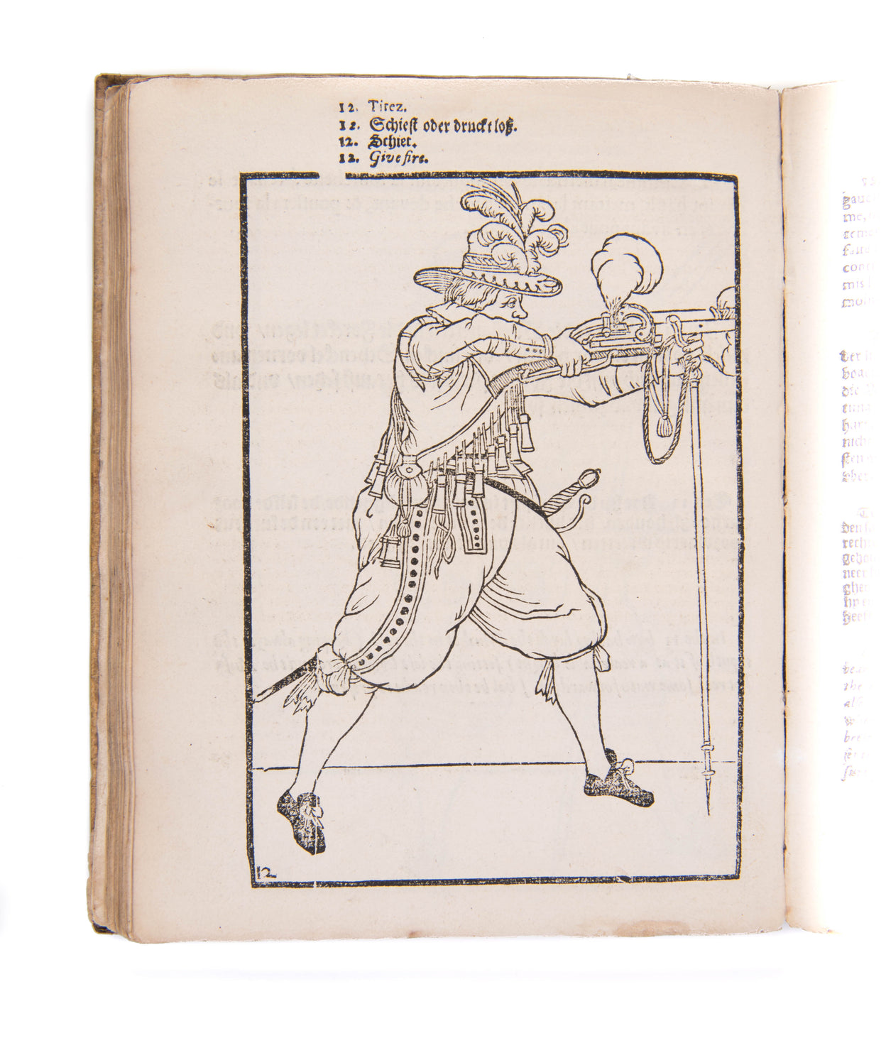Maniement d'armes d'arquebuses, mousquets, & picques Selon l'ordre de monseig. le Prince Maurice, Pr. d'Orange, Comte de Nassau...Wapen-handelinghe van roers, musquetten, en spiessen... The exercise of armes for calivres, muskettes, and pikes... Waffen ha
