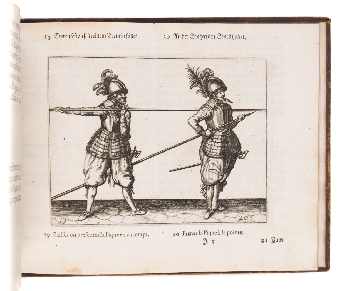 Künstliche Waffenhandlung der Musqueten und Piquen oder Langen Spiessen...Maniement des Mousquets & Piques. 
Nuremberg: Peter Isselburg (Simon Halbmayer), 1620.