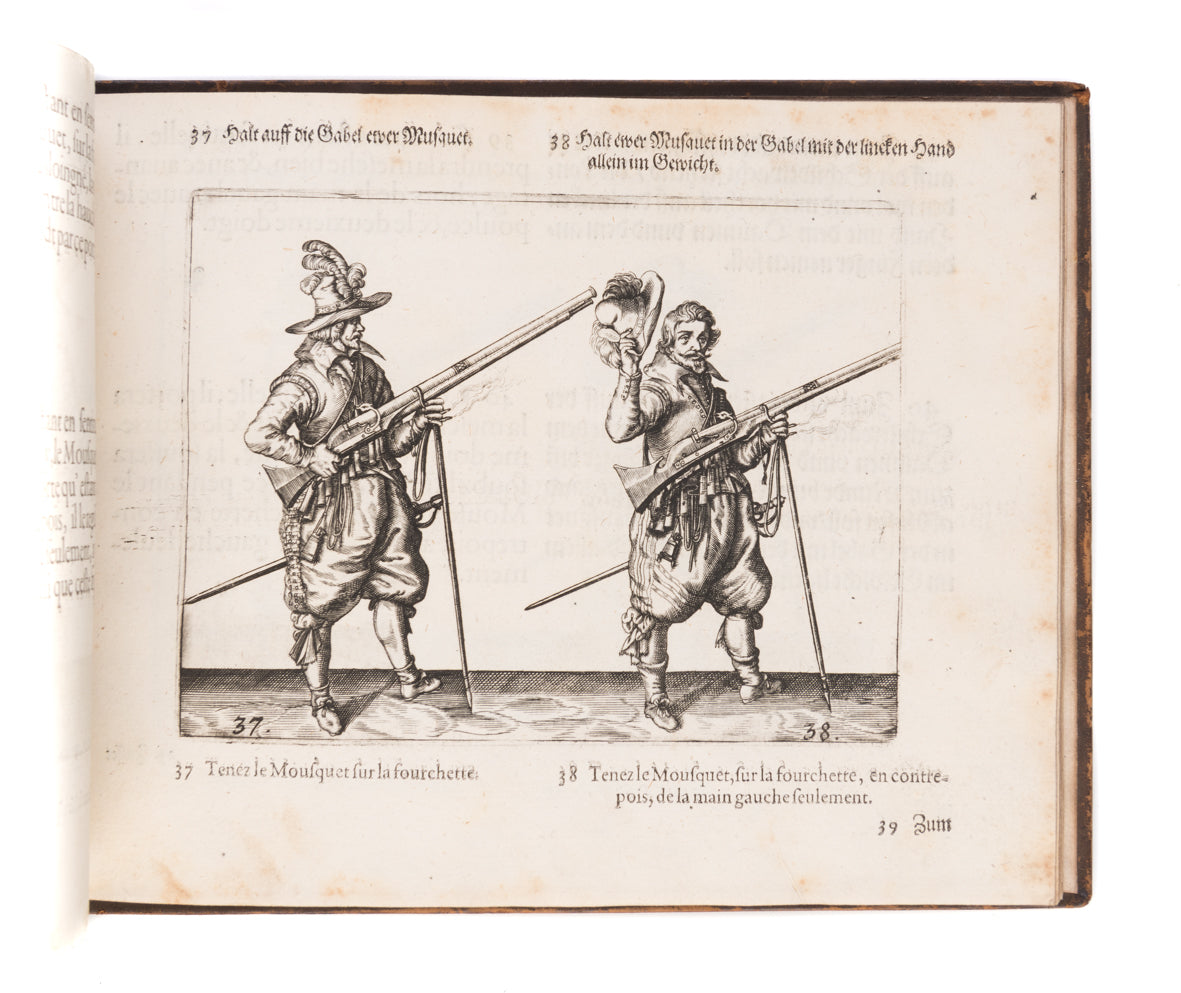 Künstliche Waffenhandlung der Musqueten und Piquen oder Langen Spiessen...Maniement des Mousquets & Piques. 
Nuremberg: Peter Isselburg (Simon Halbmayer), 1620.