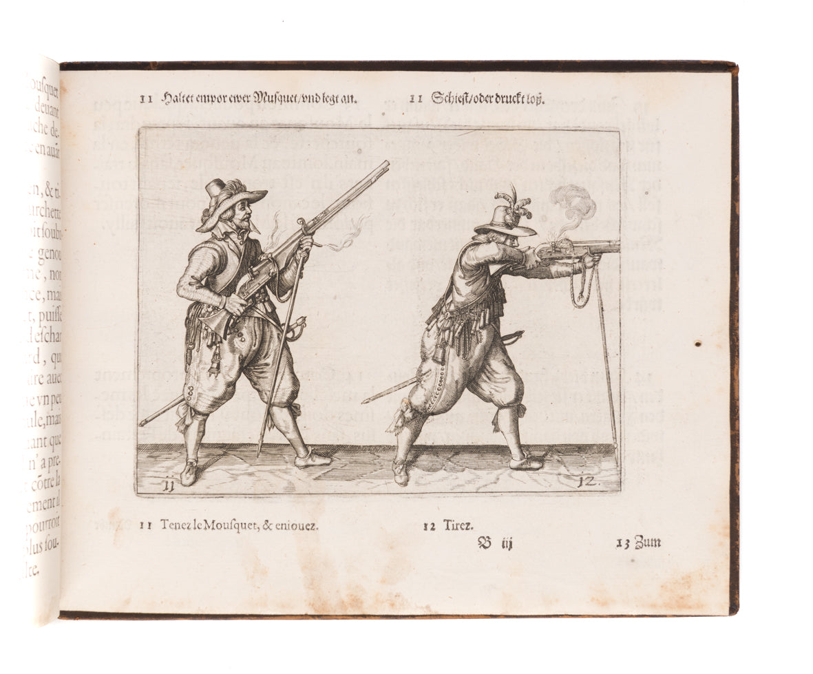 Künstliche Waffenhandlung der Musqueten und Piquen oder Langen Spiessen...Maniement des Mousquets & Piques. 
Nuremberg: Peter Isselburg (Simon Halbmayer), 1620.