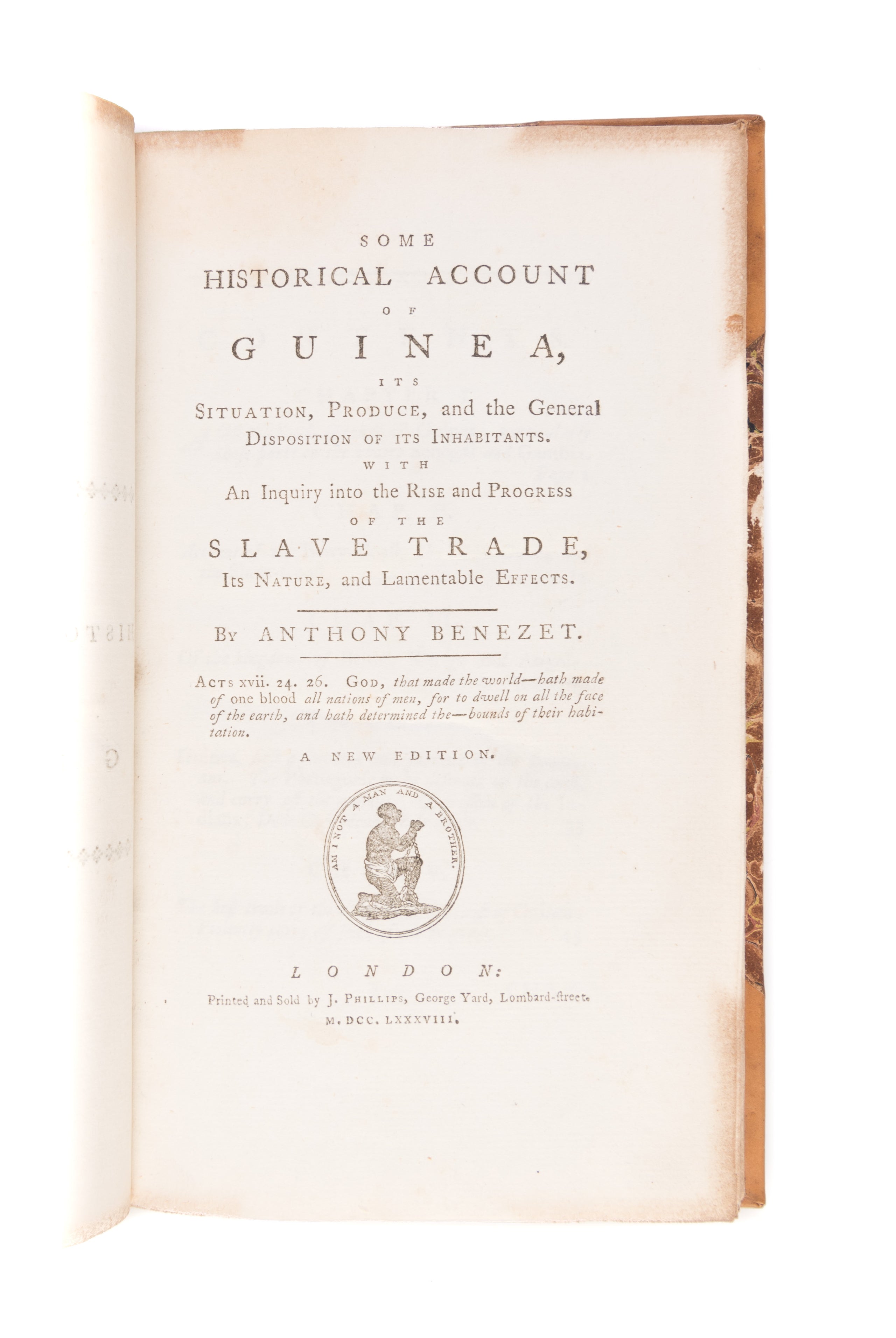 Some Historical Account of Guinea ... with an Inquiry into the Rise and Progress of the Slave Trade, its Nature and Lamentable Effects.