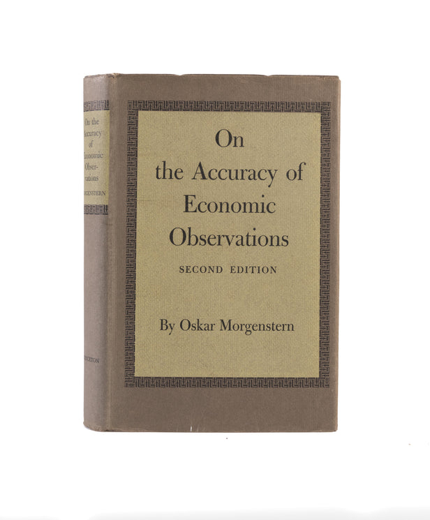On the Accuracy of Economic Observations.