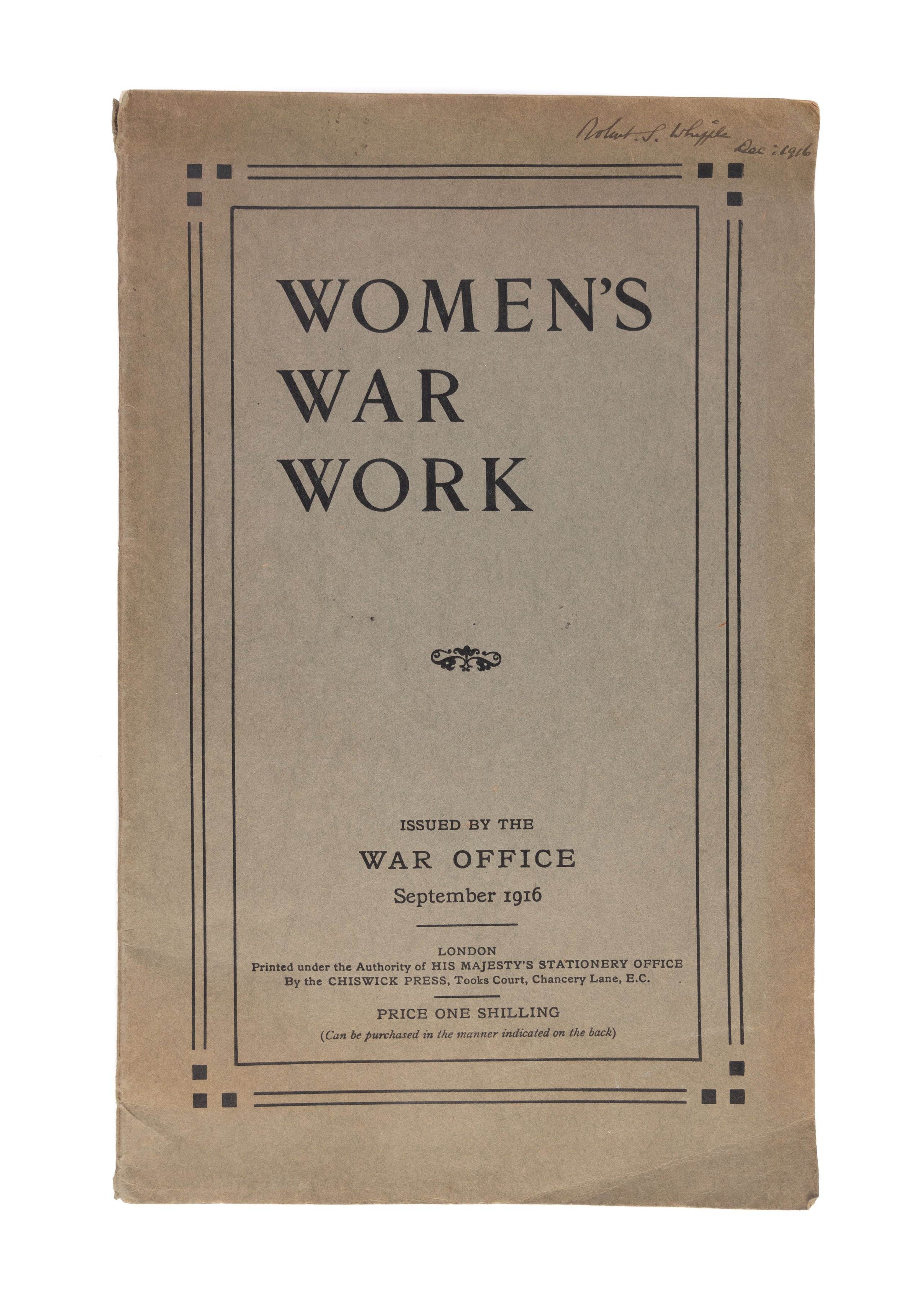 Women's War Work.