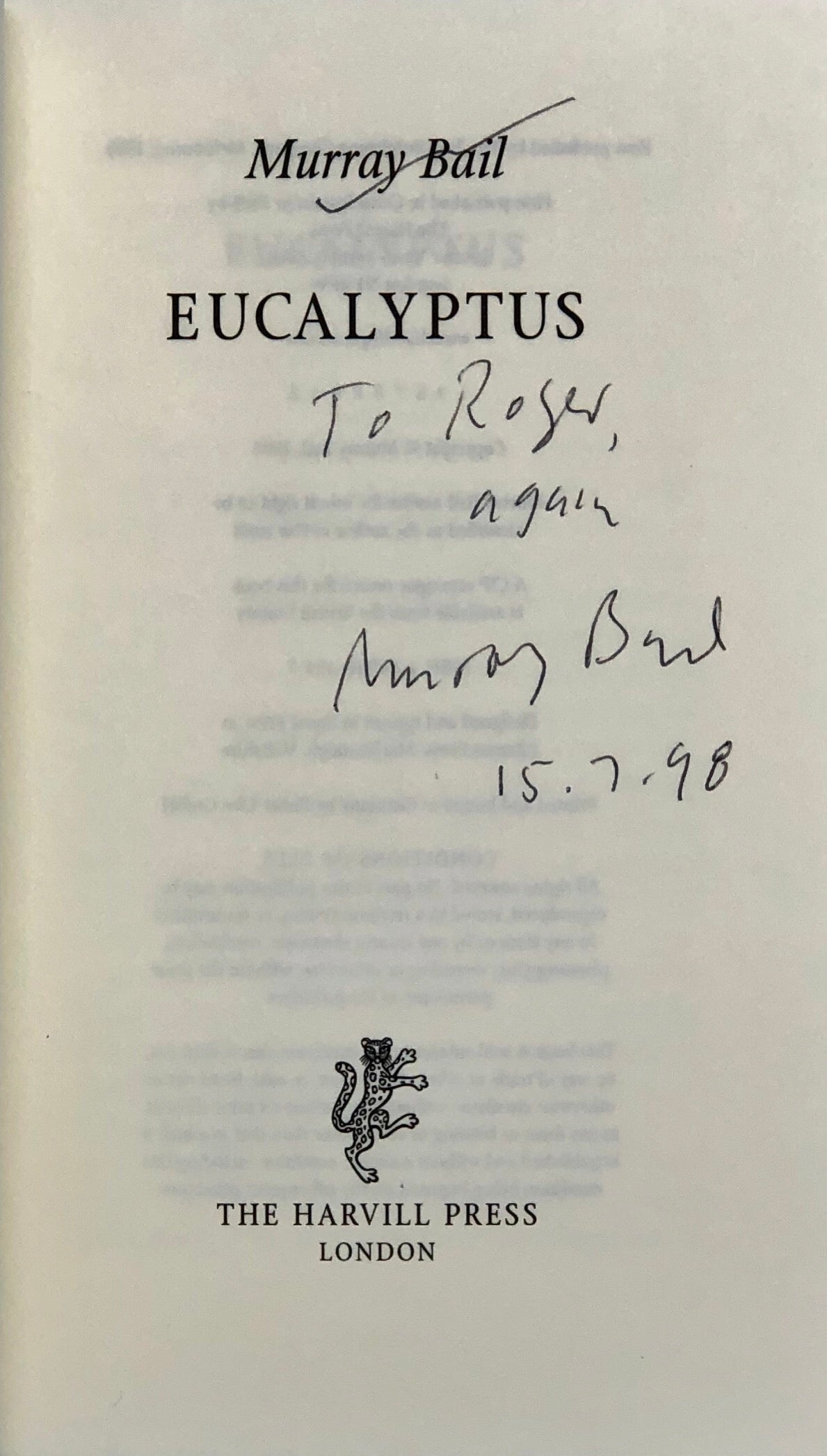Eucalyptus.