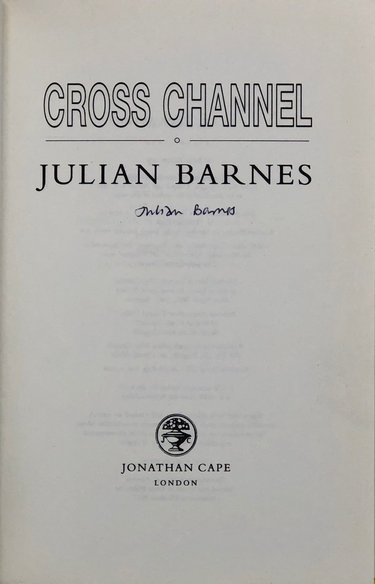 Cross Channel.