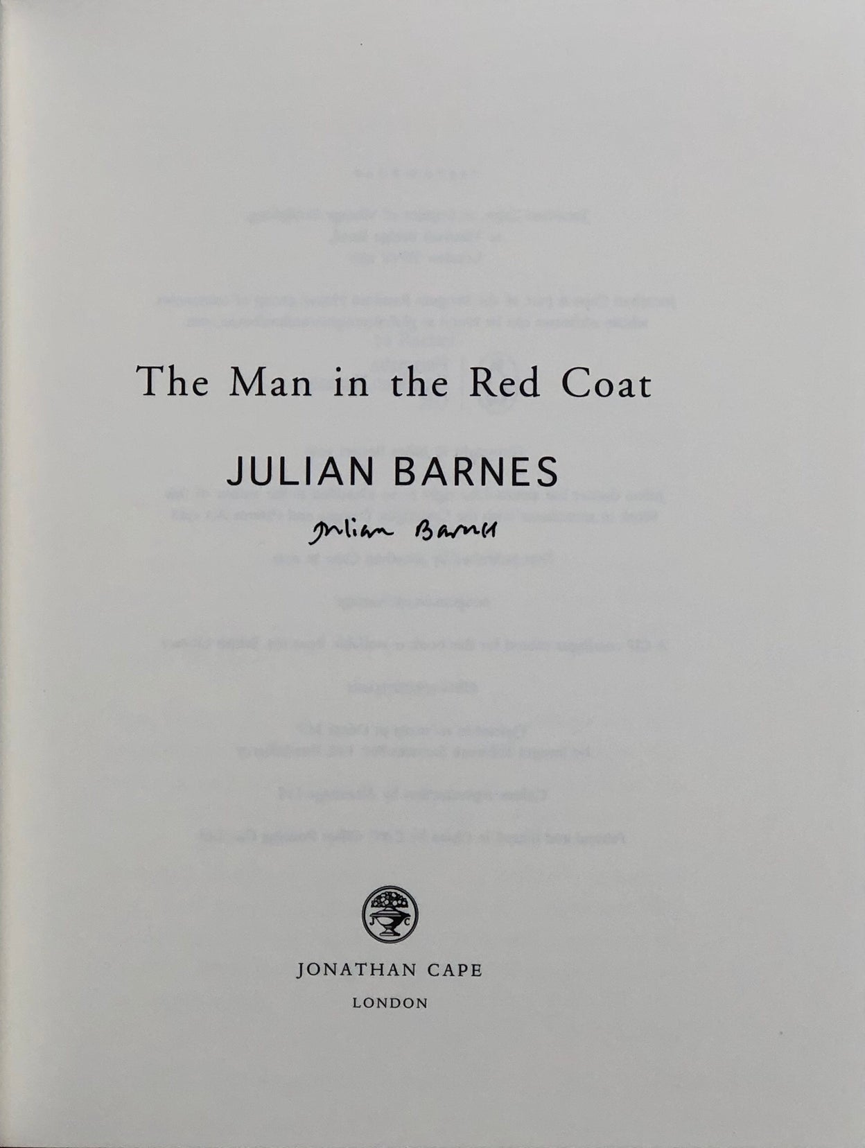 The Man in the Red Coat.