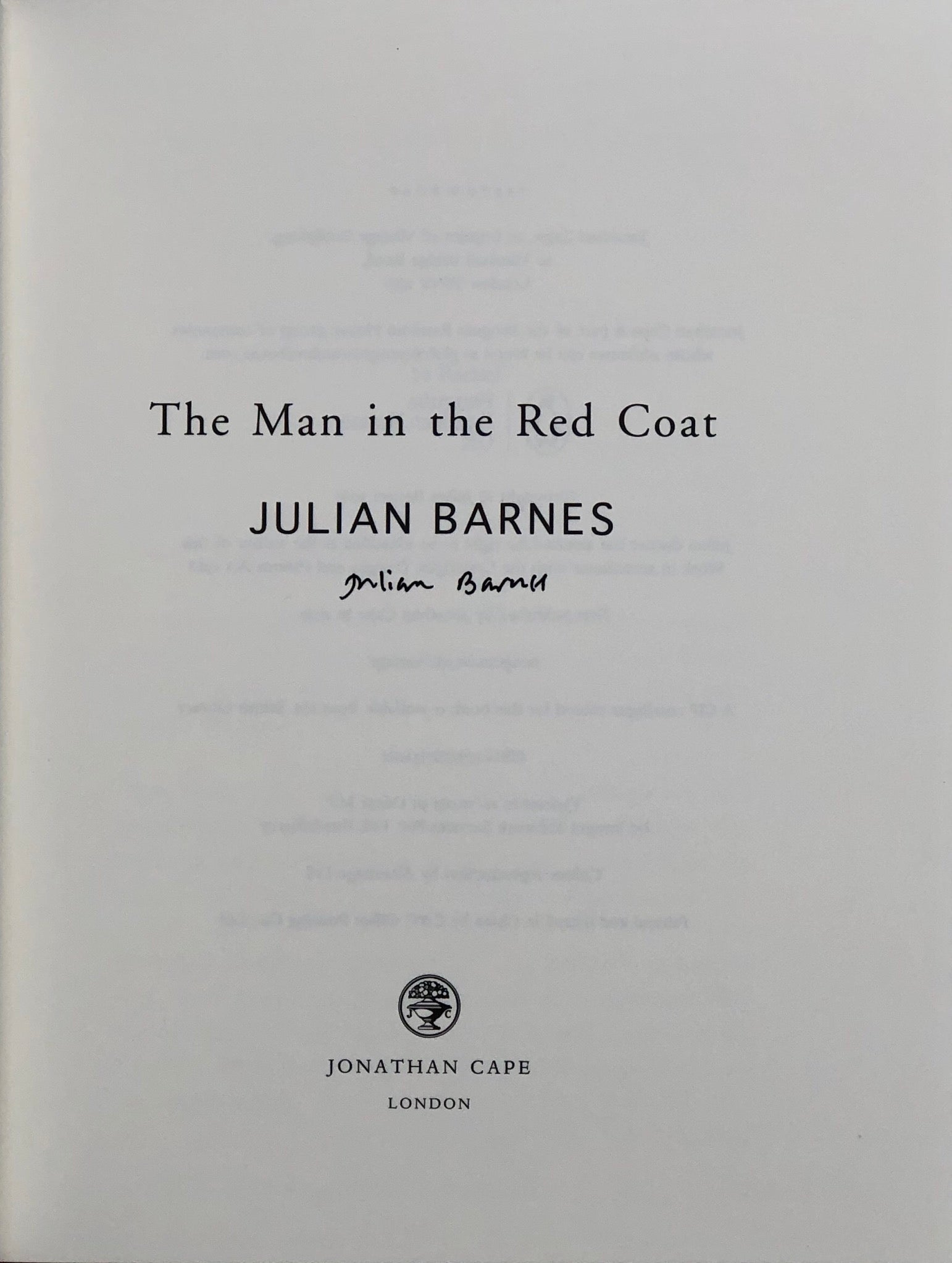 The Man in the Red Coat.