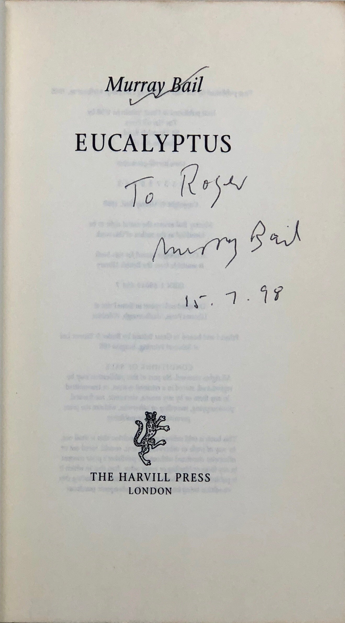 Eucalyptus.