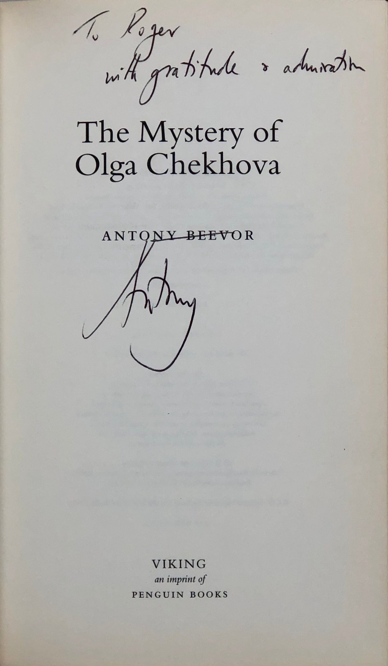The Mystery of Olga Chekhova.