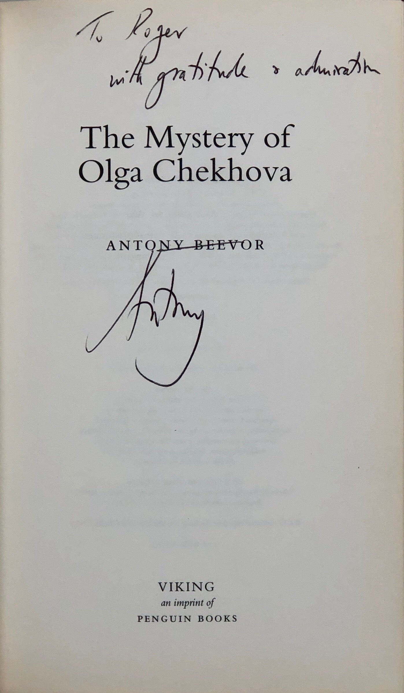 The Mystery of Olga Chekhova.