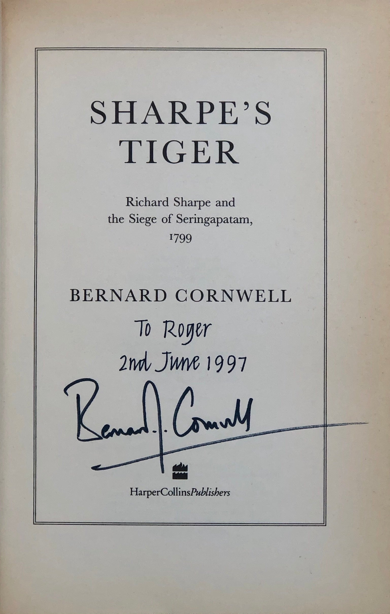 Sharpe's Tiger.
