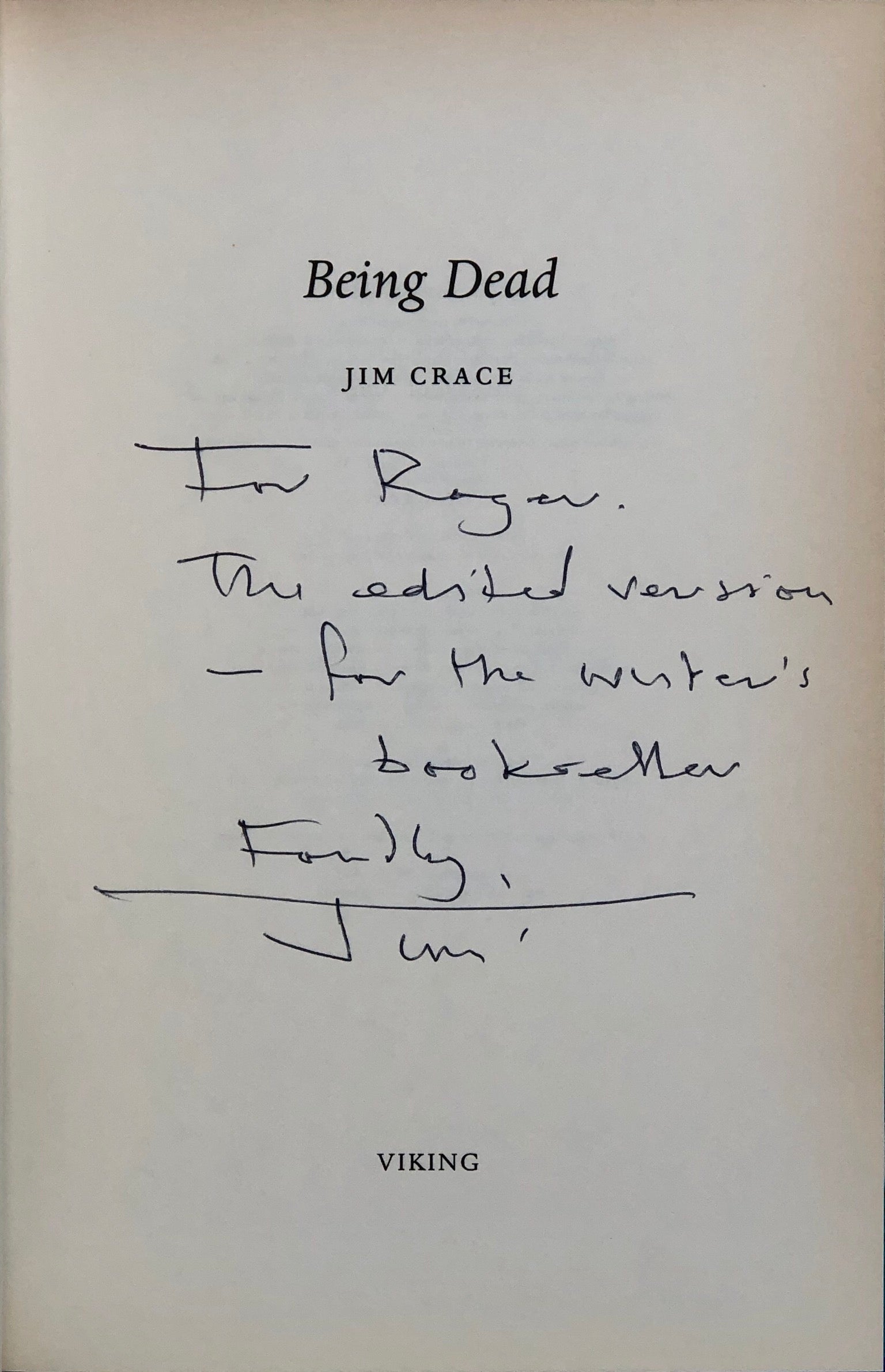 Being Dead.