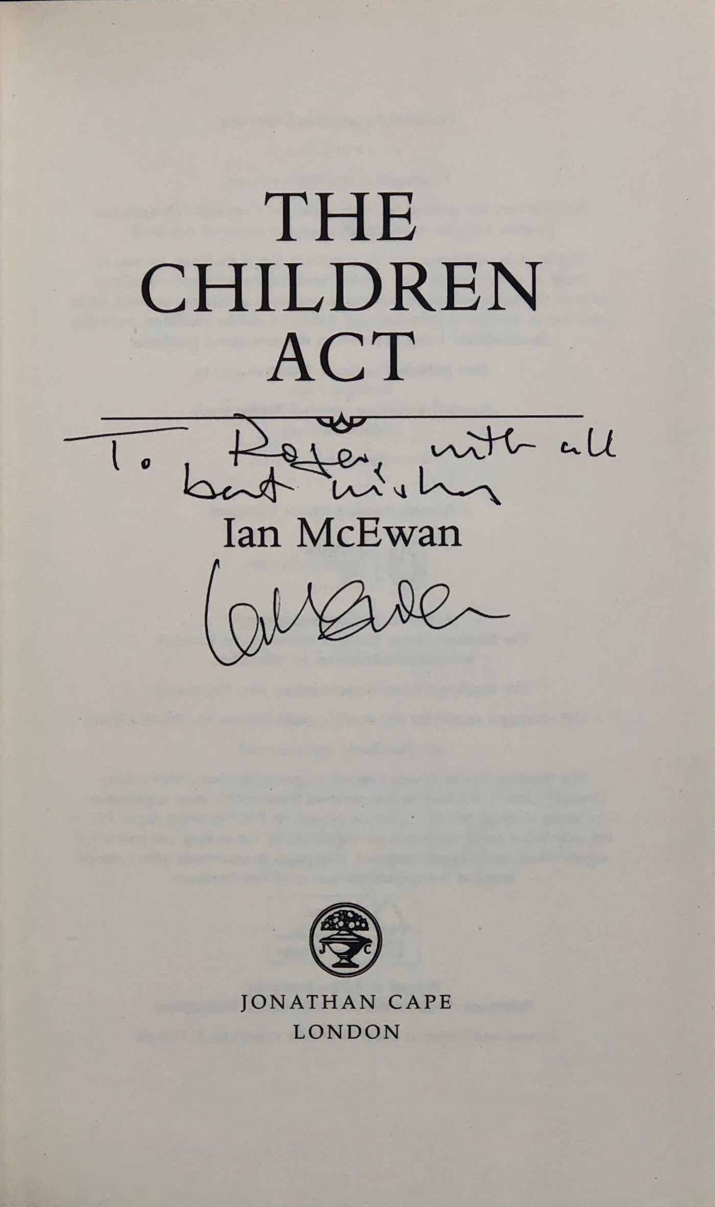 The Children Act.