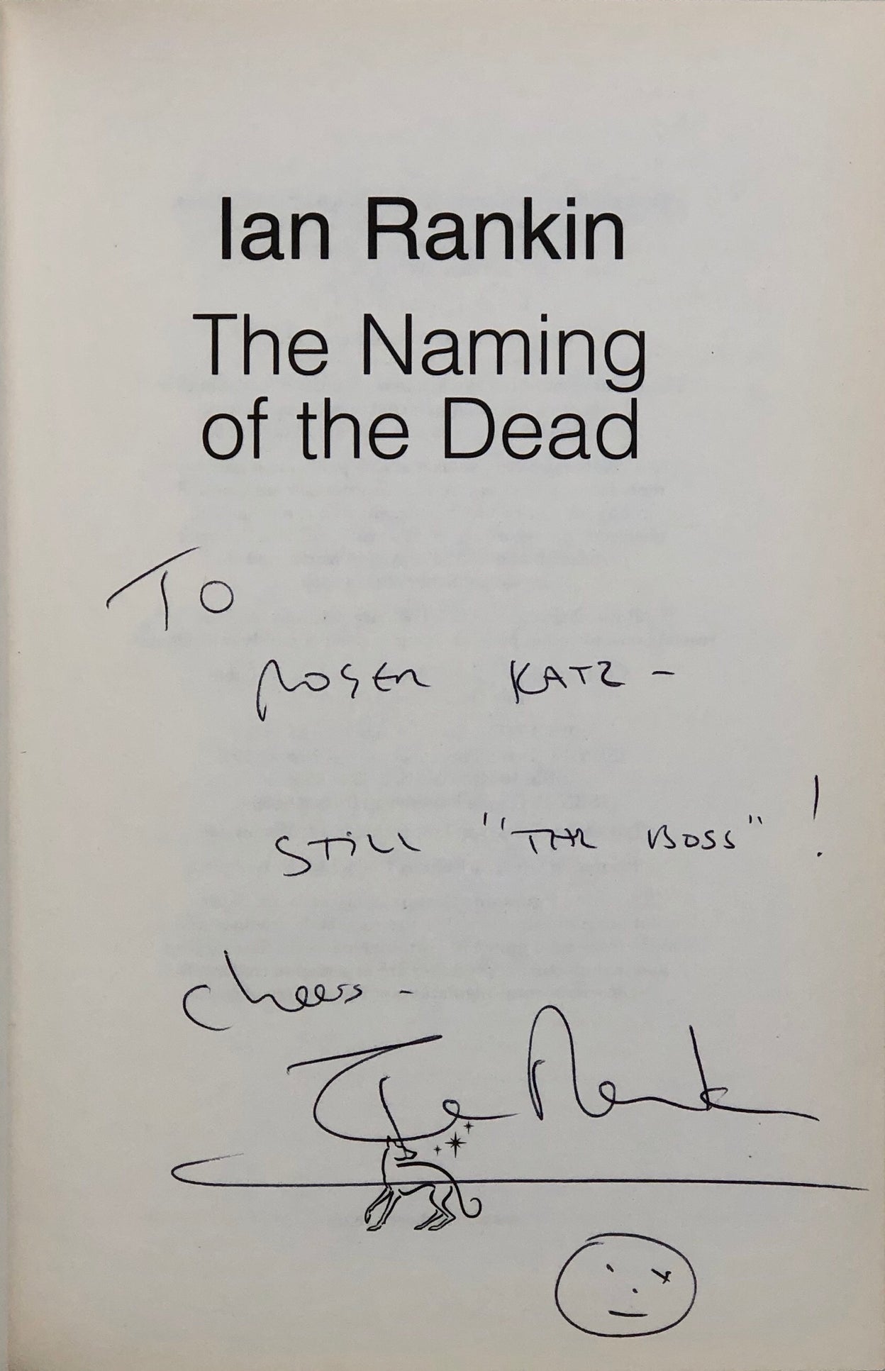 The Naming of the Dead.