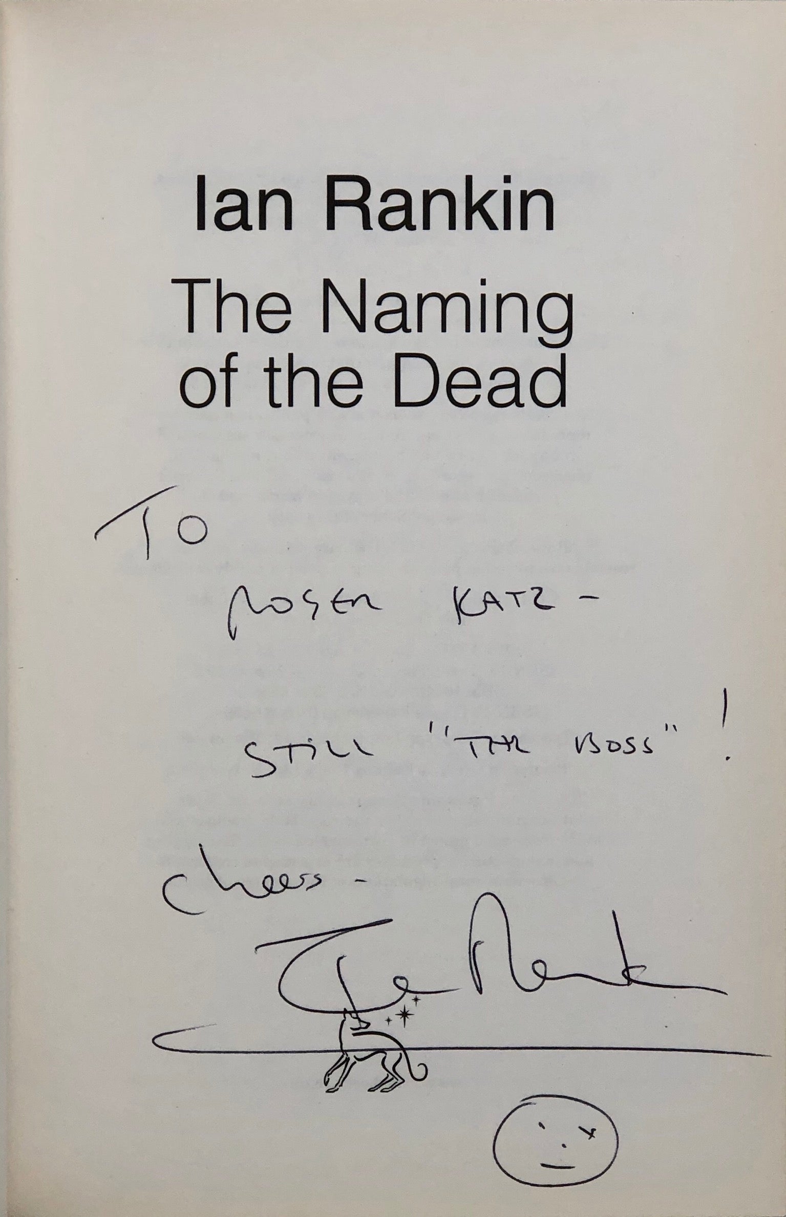 The Naming of the Dead.