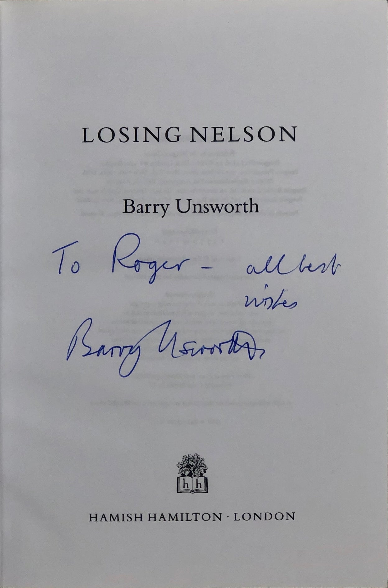 Losing Nelson.