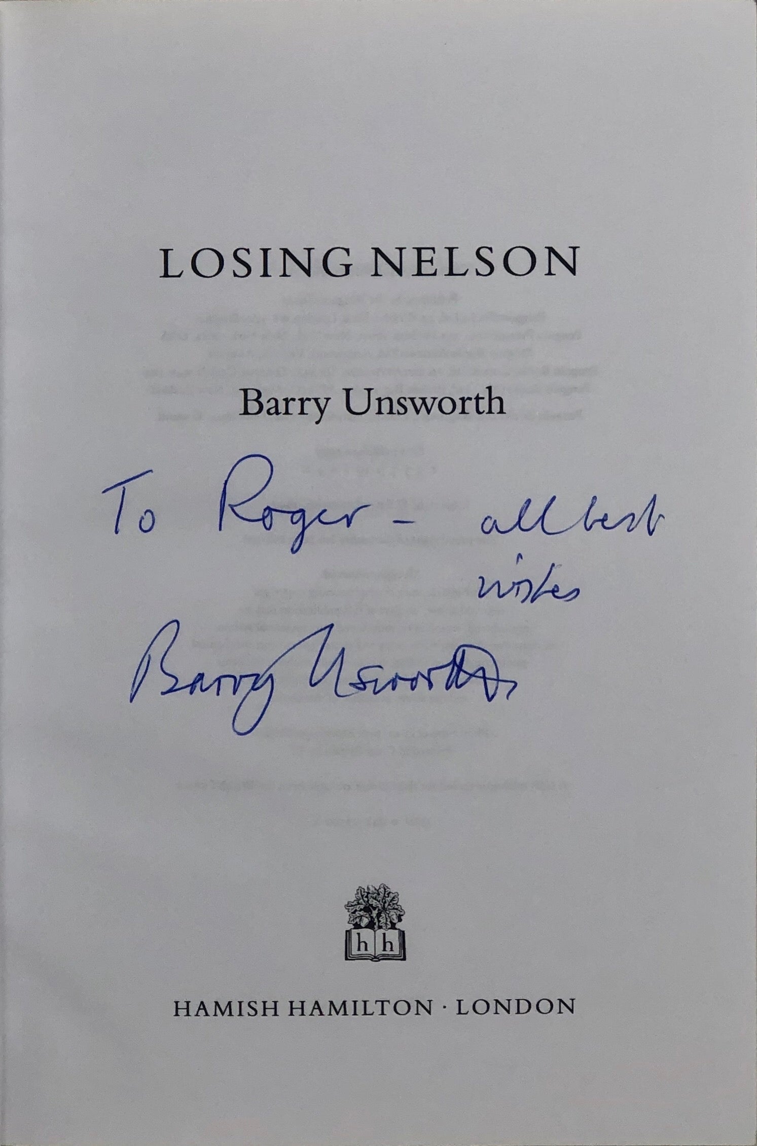 Losing Nelson.