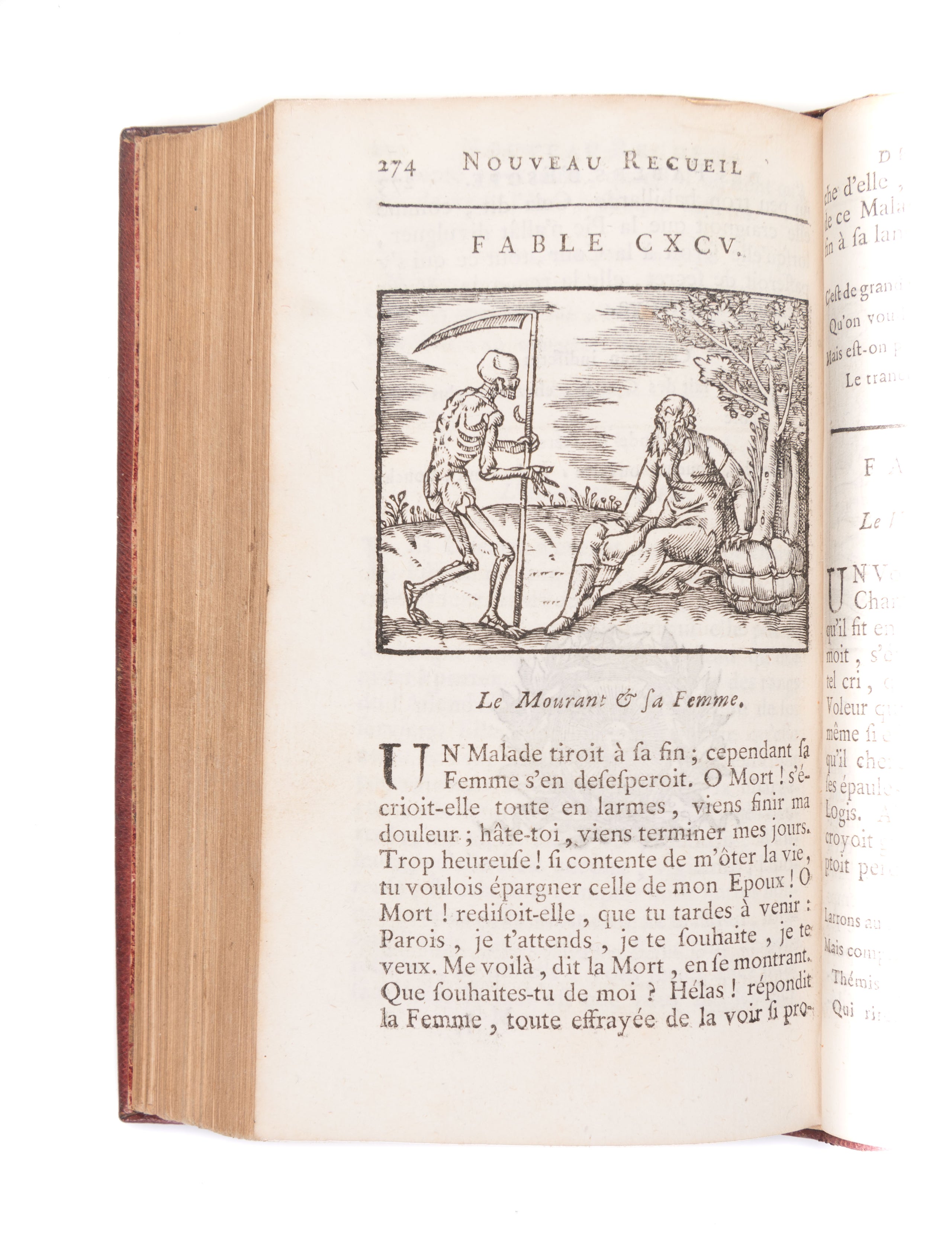 Nouveau recueil des fables, mises en françois, avec le sens moral, en quatre vers, & es figures à chaque fable.
Rouen, Richard Lallemant, 1756.