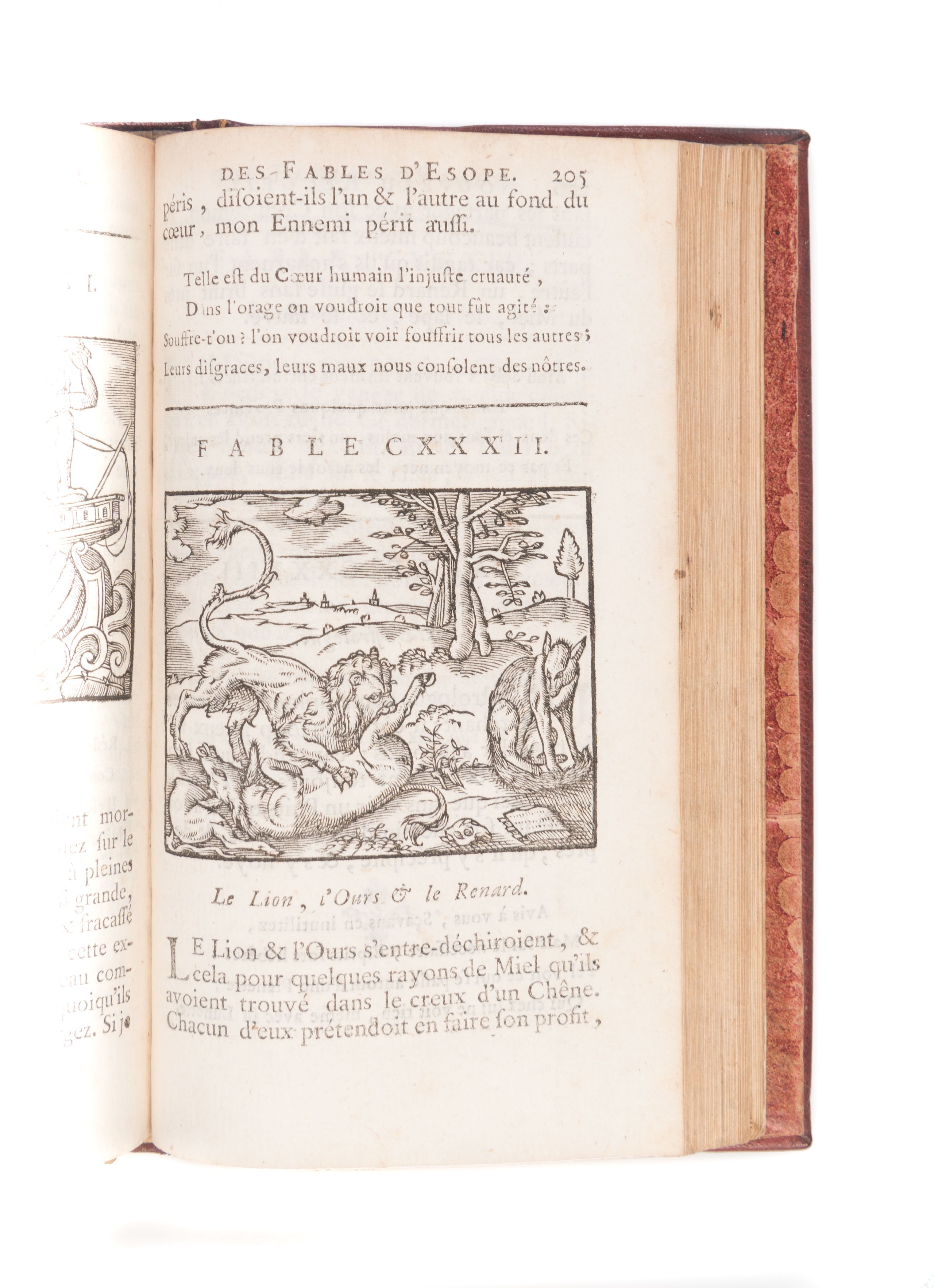 Nouveau recueil des fables, mises en françois, avec le sens moral, en quatre vers, & es figures à chaque fable.
Rouen, Richard Lallemant, 1756.