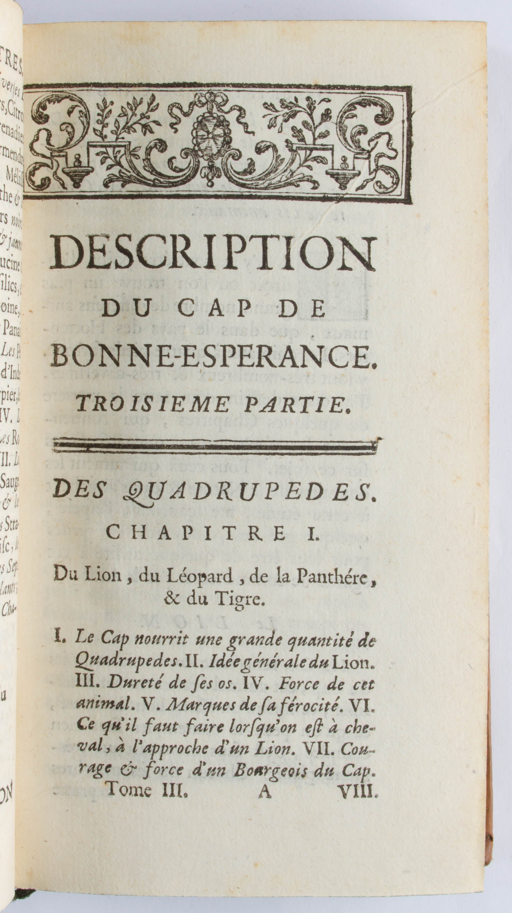 Description du Cap de Bonne-Esperance, Où l'on trouve tout ce qui concerne l'Histoire-Naturelle du Pays; la Religion, les Moeurs & les Usages des Hottentots;