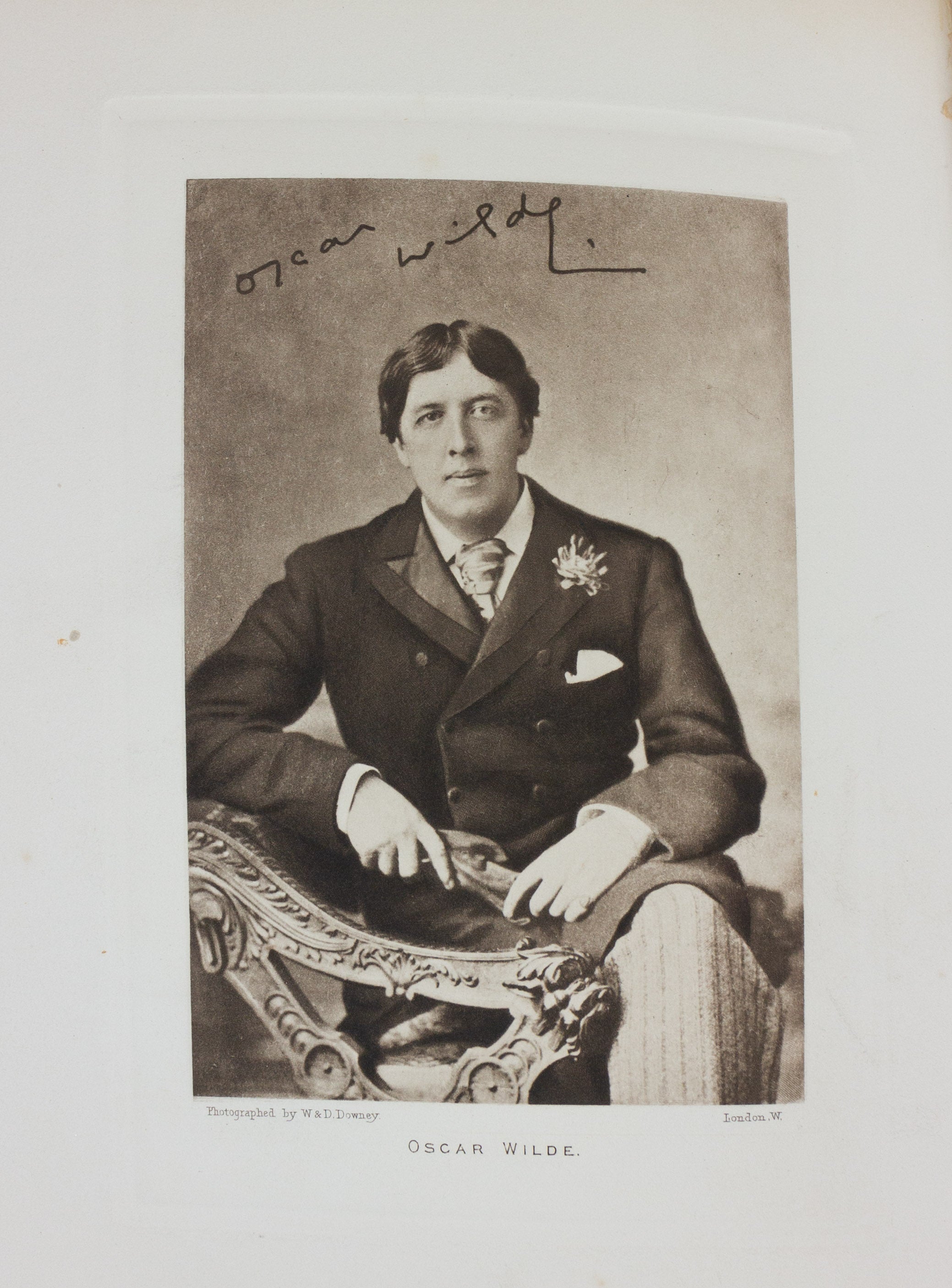 A Collection of Original Manuscript Letters & Books of Oscar Wilde